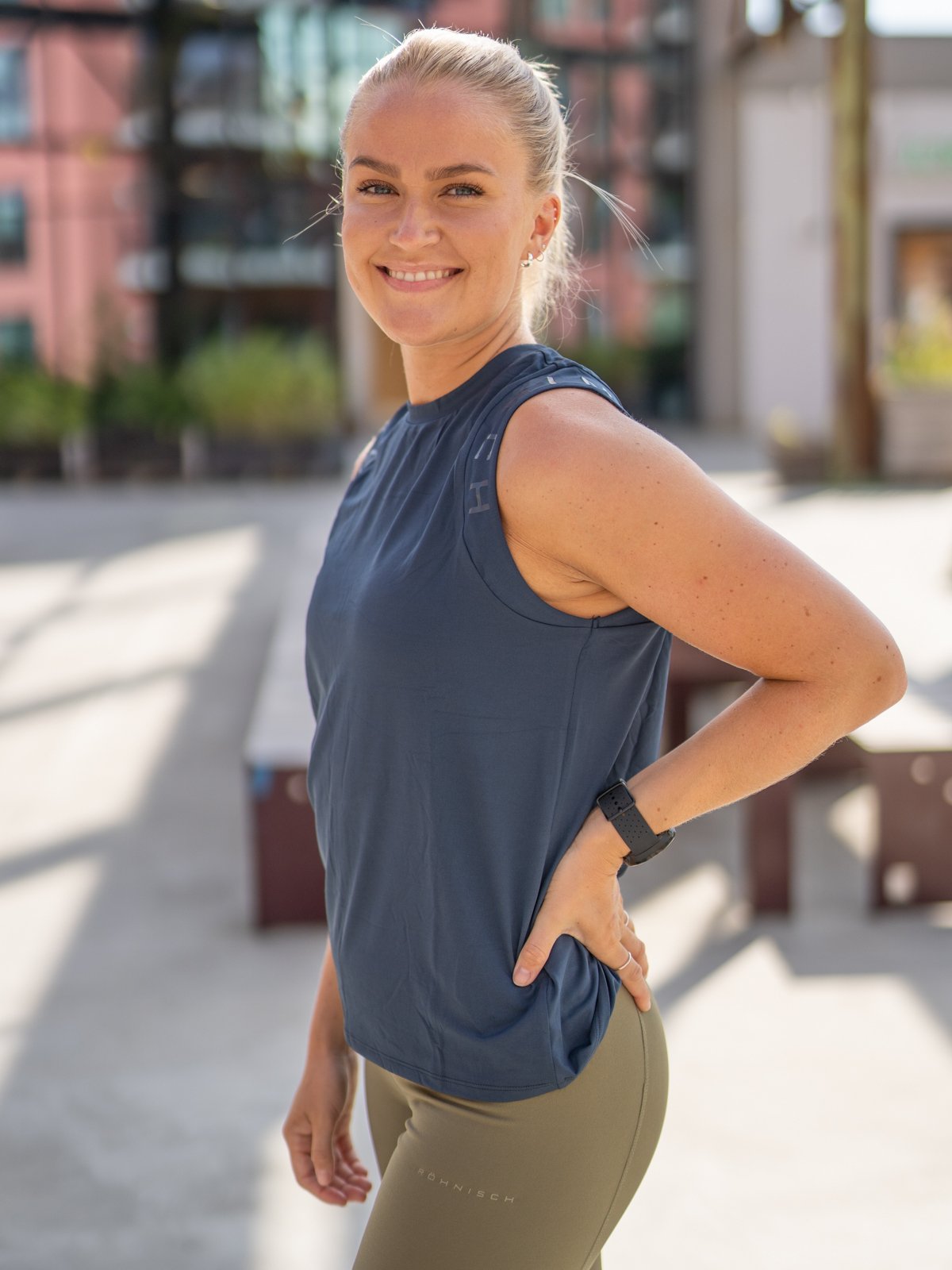 Röhnisch Kay Singlet Blueberry