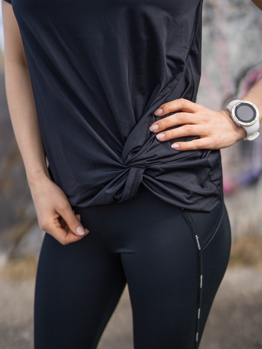 Röhnisch Jolie Knot Tee Black