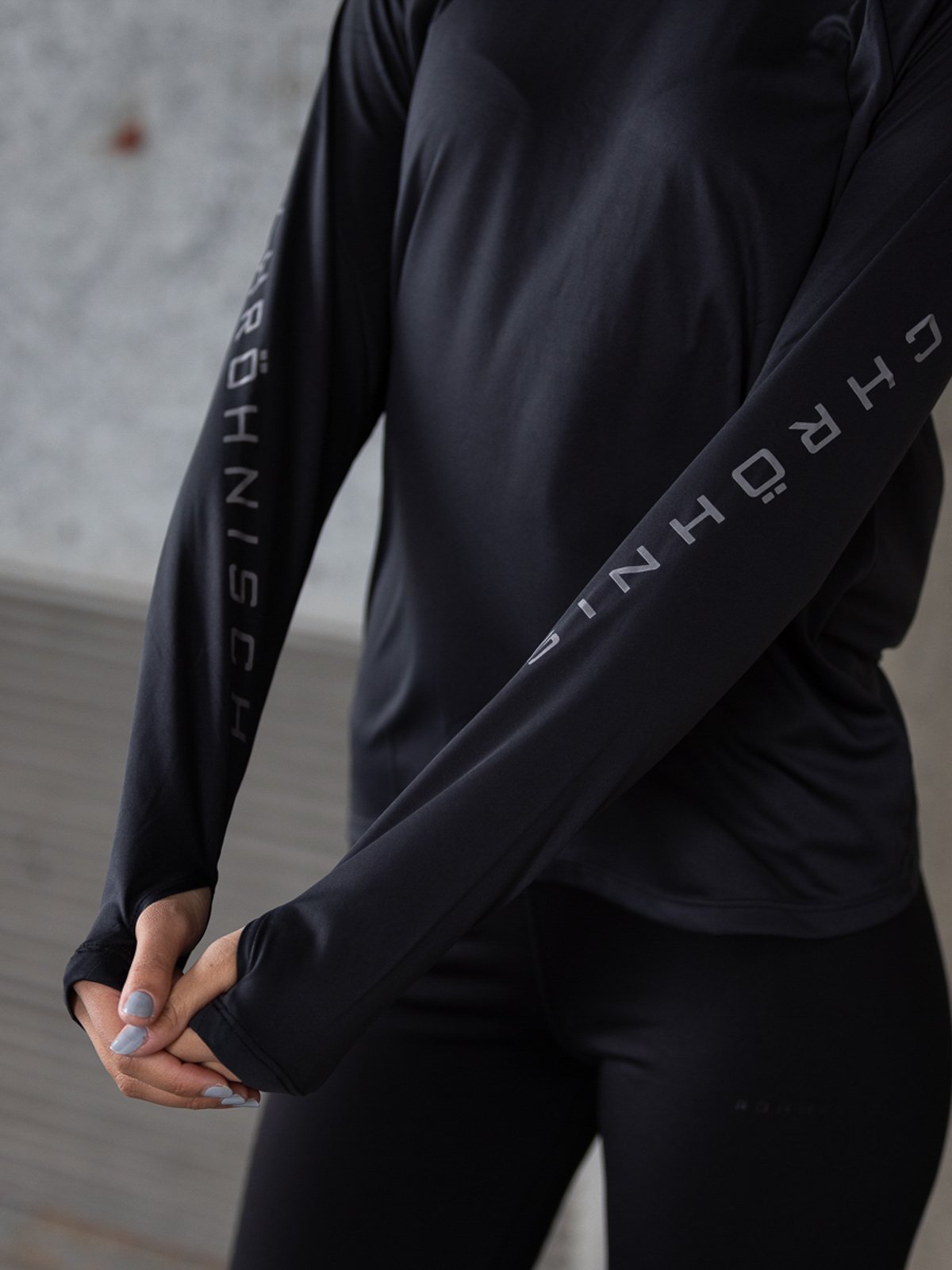 Röhnisch Active Logo Long Sleeve Svart