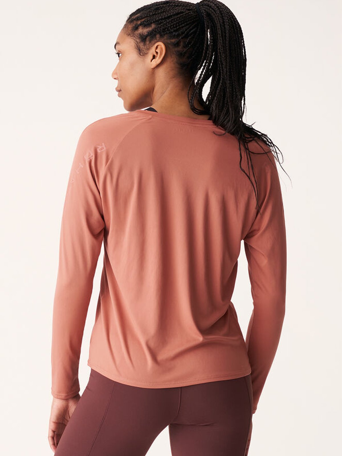 Röhnisch Active Logo Long Sleeve Copper brown