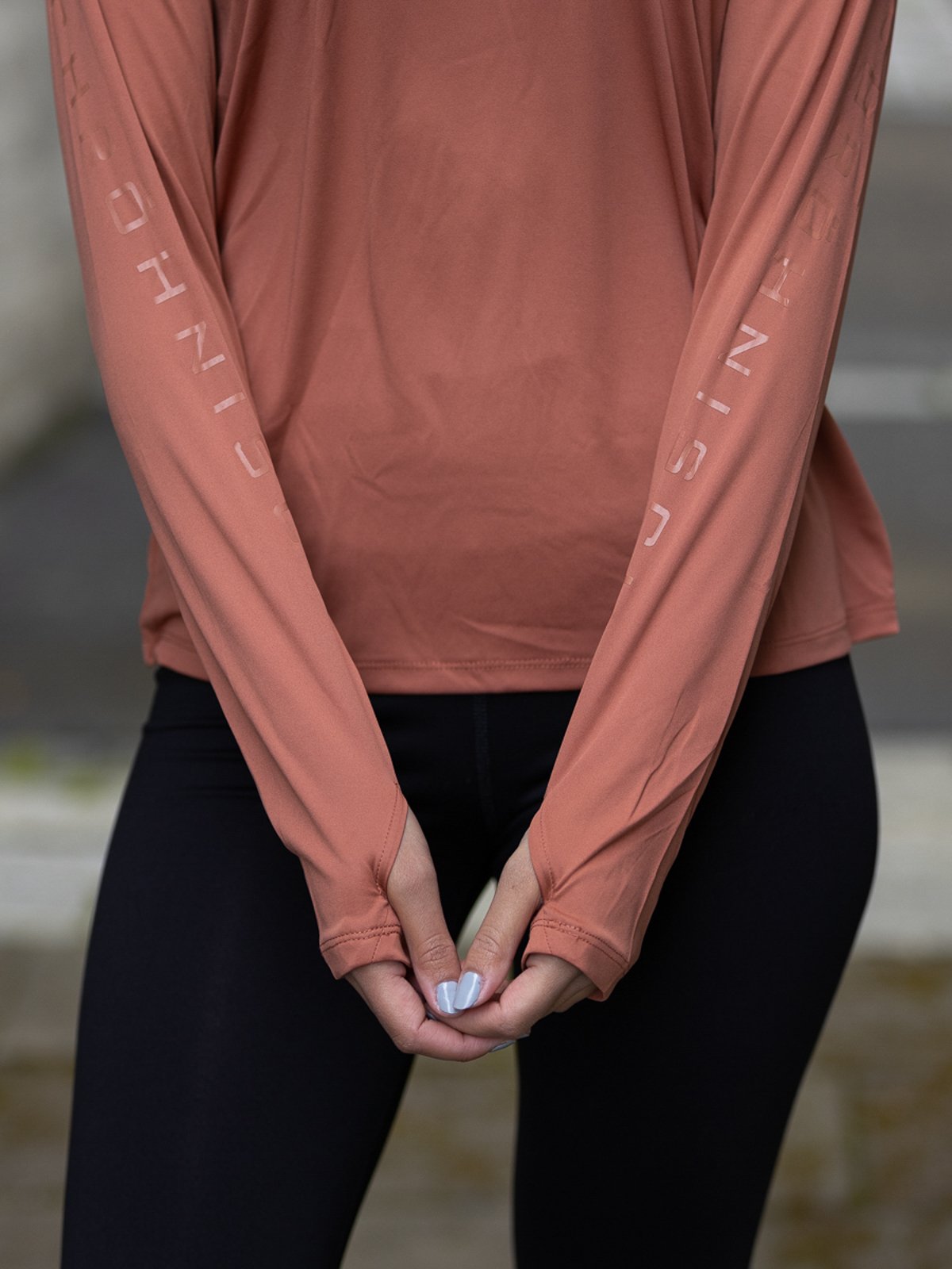 Röhnisch Active Logo Long Sleeve Copper brown