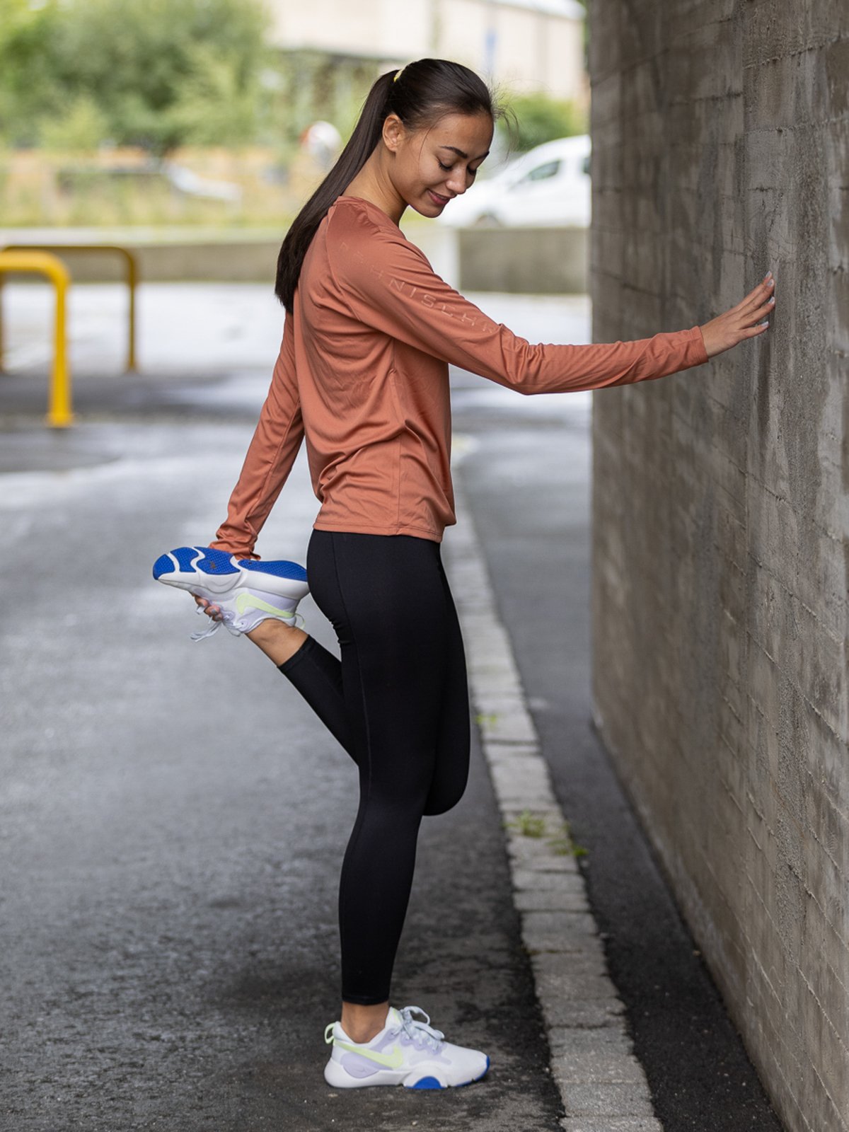 Röhnisch Active Logo Long Sleeve Copper brown