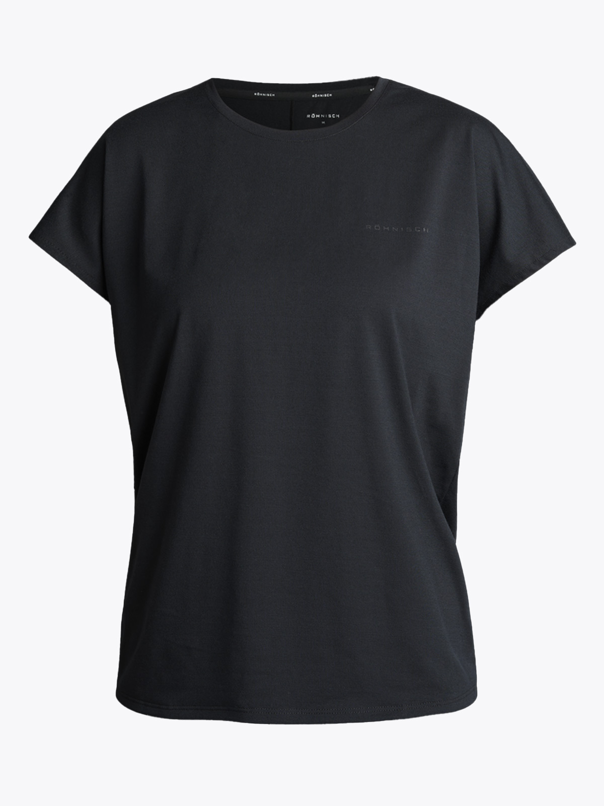 Röhnisch Split Back Tee Black
