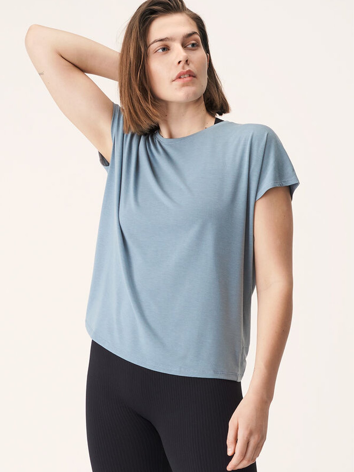 Röhnisch Split Back Tee Citadel