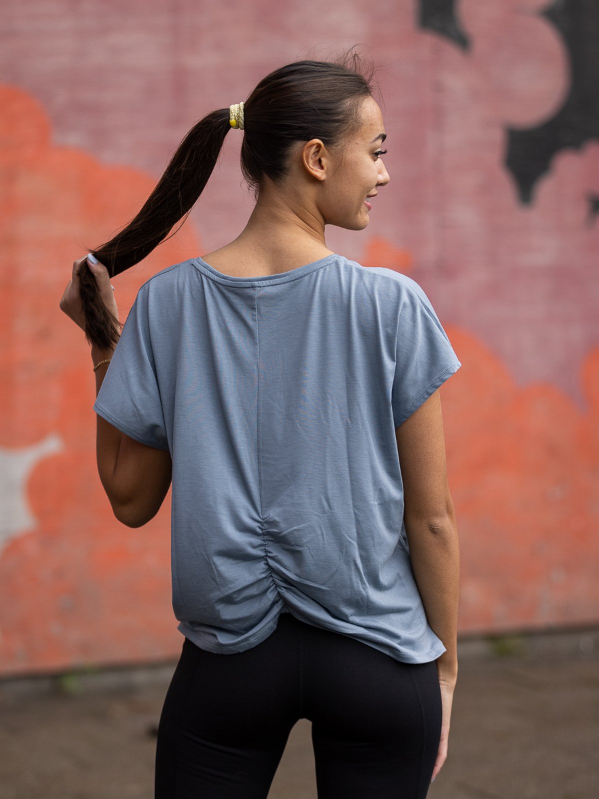 Röhnisch Split Back Tee Citadel