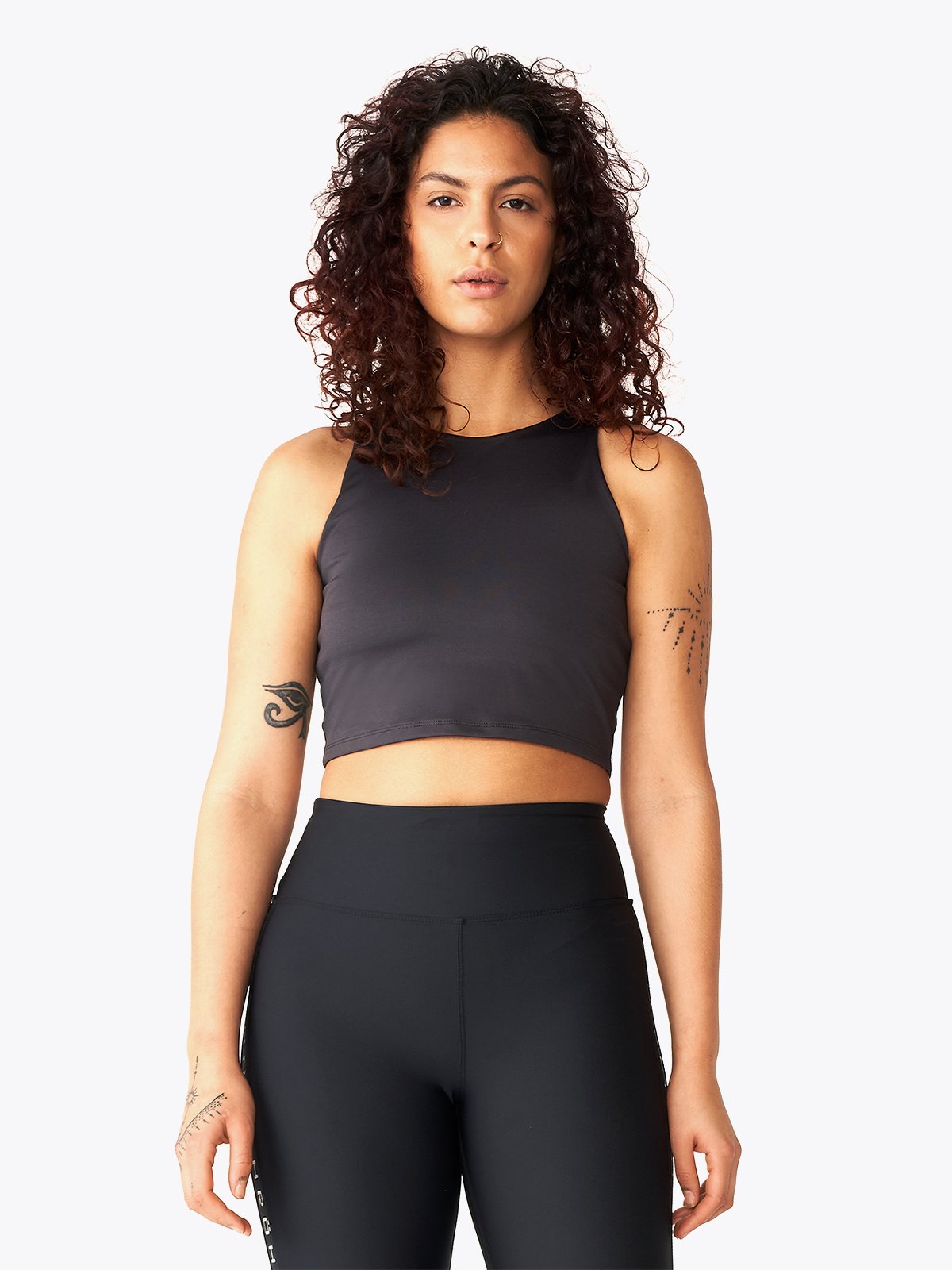 Röhnisch Kay Cropped Top Obsidian Black