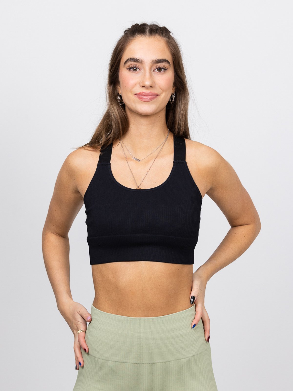 Röhnisch Seamless Rib Sportsbra Black