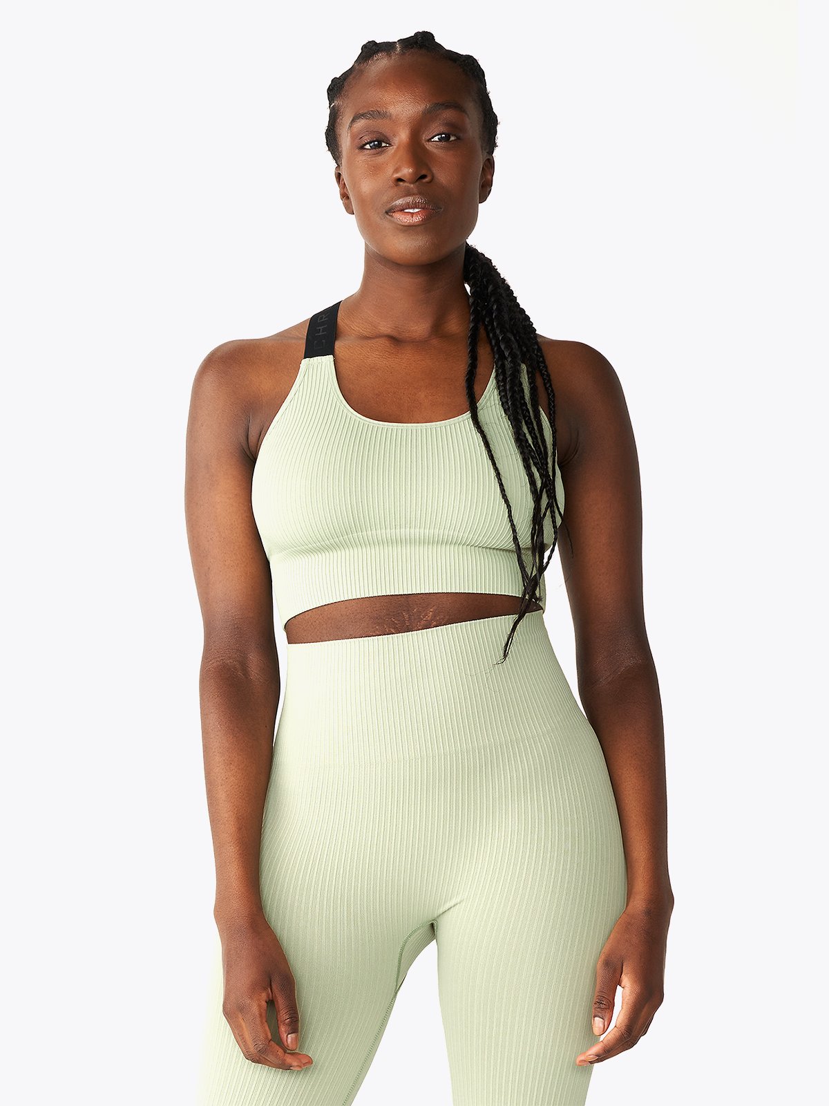 Röhnisch Seamless Rib Sportsbra Desert Sage