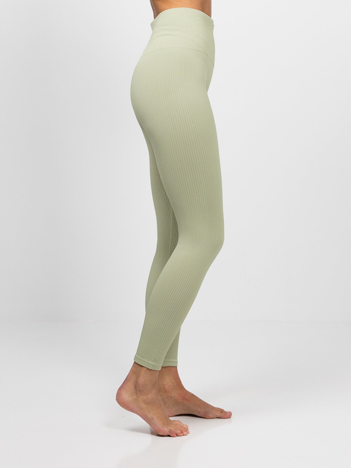 Röhnisch Seamless Rib High Waist Tights Desert Sage