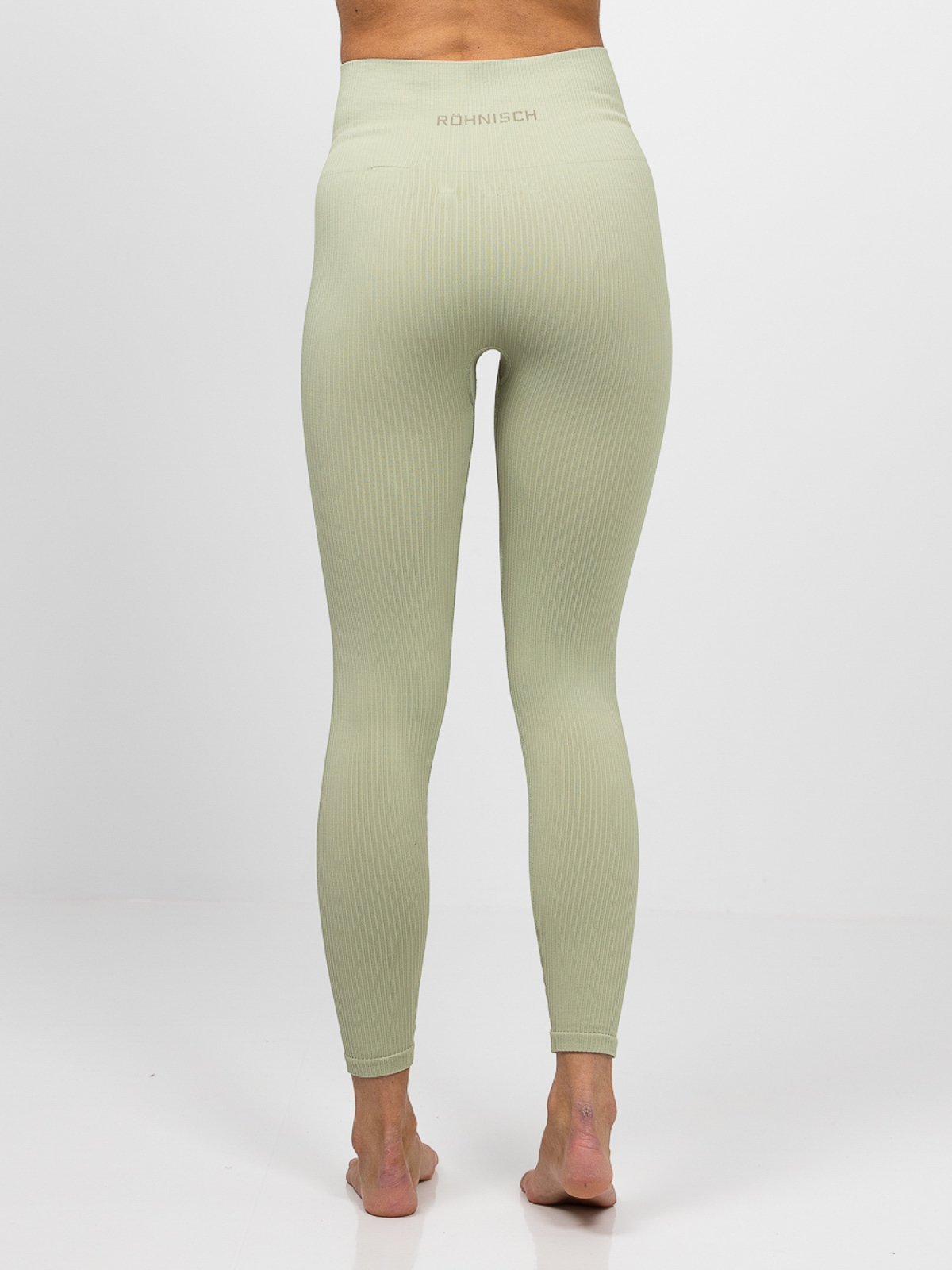Röhnisch Seamless Rib High Waist Tights Desert Sage