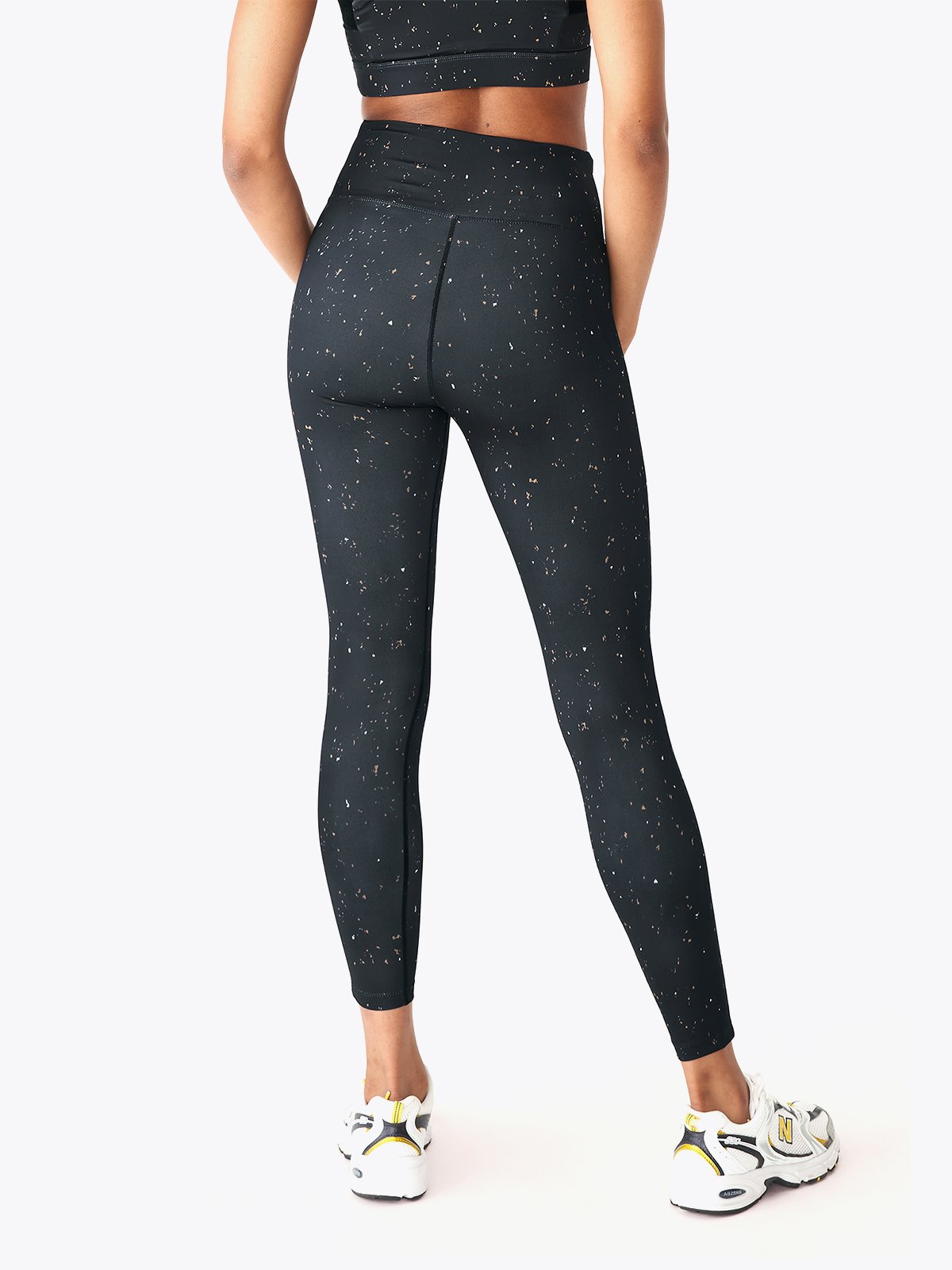 Röhnisch Kay High Waist Printed Thights Obsidian Micro Spot
