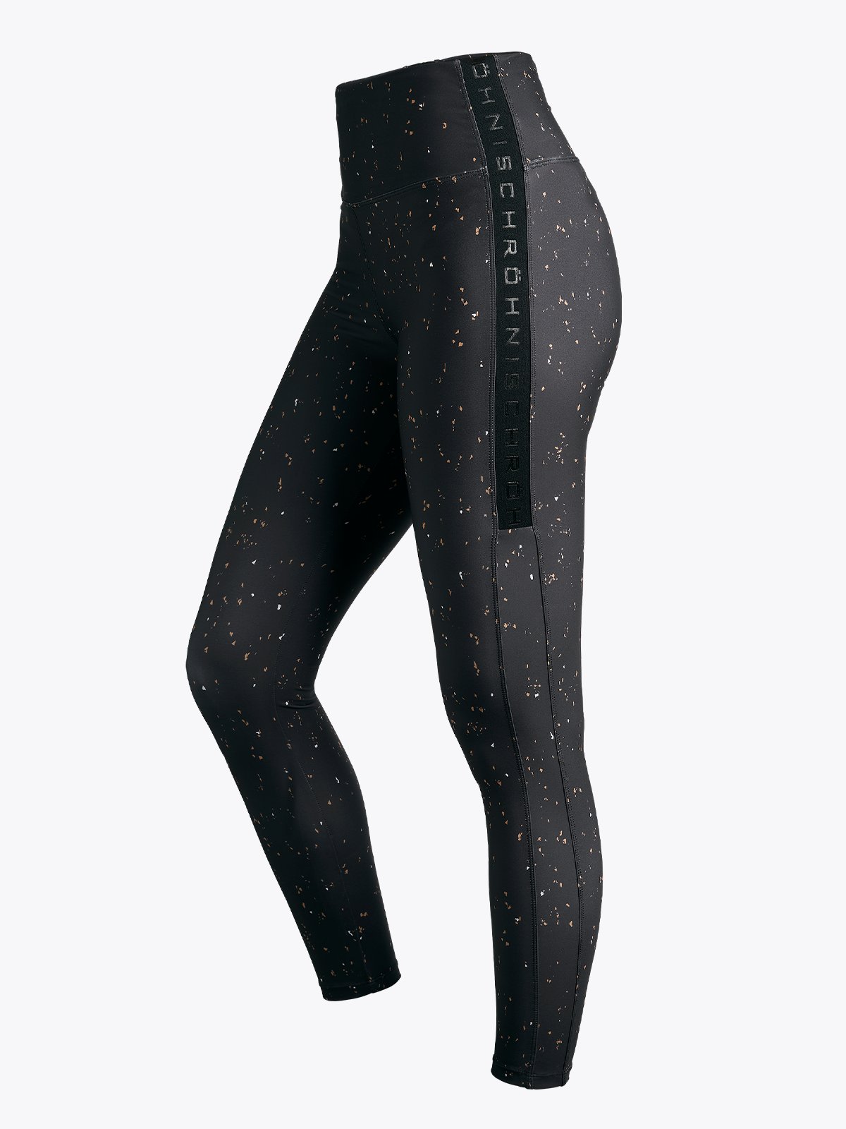 Röhnisch Kay High Waist Printed Thights Obsidian Micro Spot