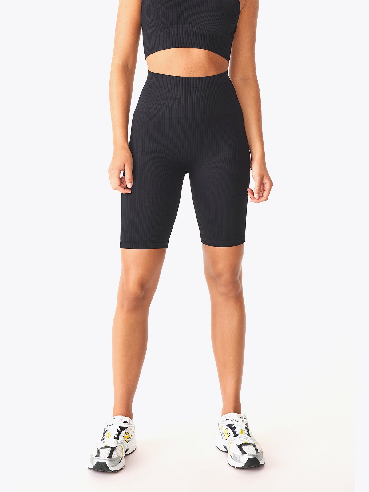 Röhnisch Seamless Rib Bike High Waist Tights Black