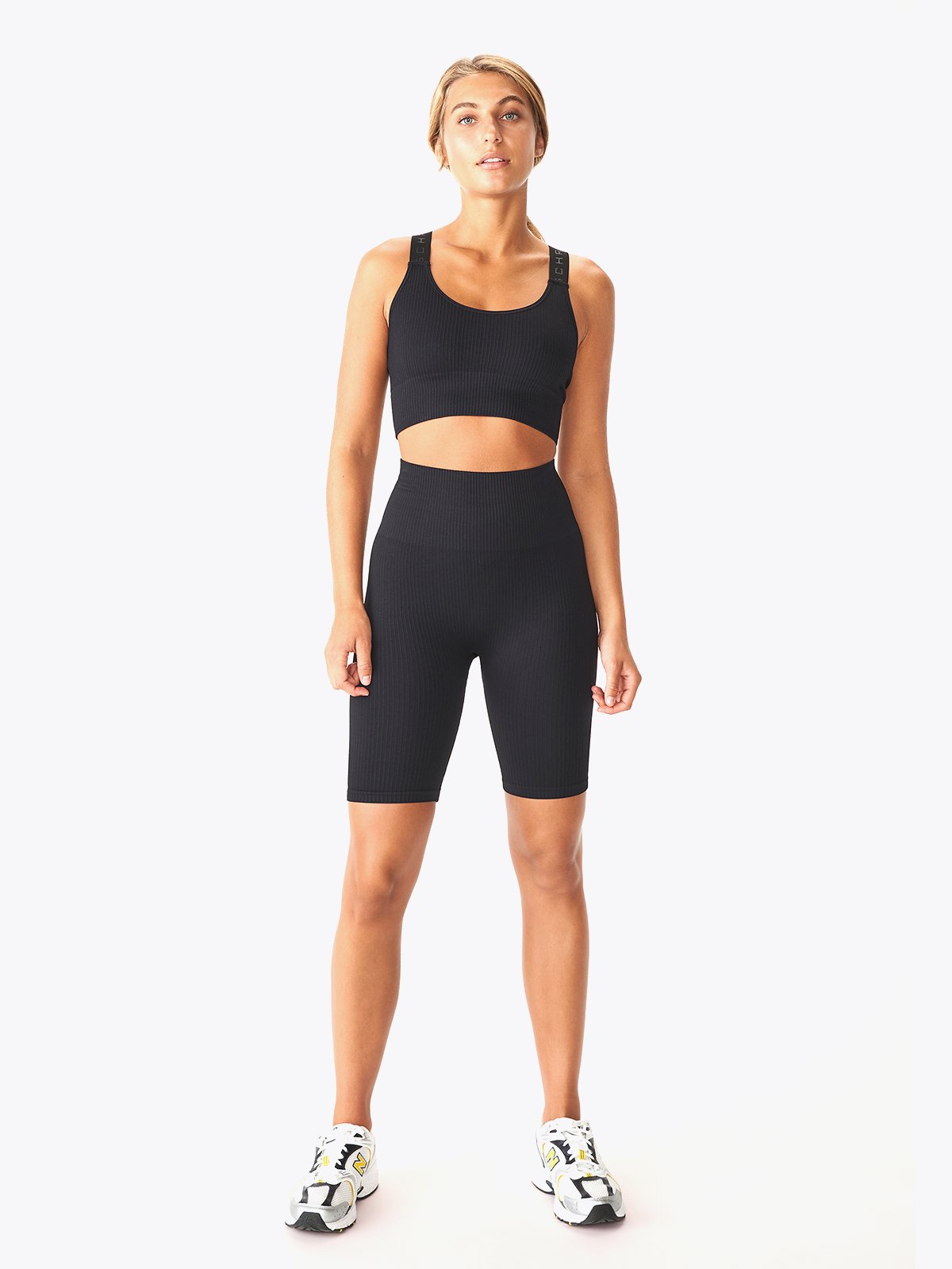 Röhnisch Seamless Rib Bike High Waist Tights Black