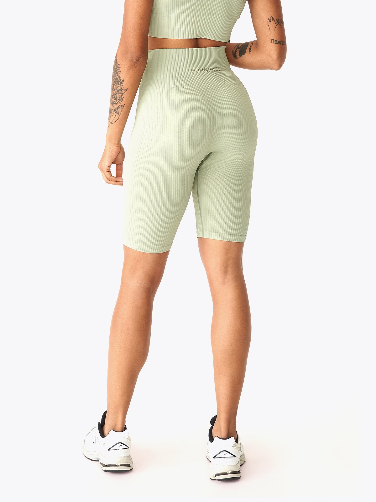 Röhnisch Seamless Rib Bike High Waist Tights Desert Sage