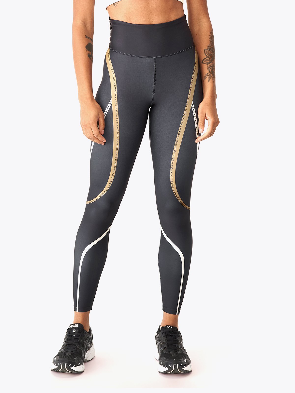 Röhnisch Wilma High Waist Sprint Tights Obsidian Black