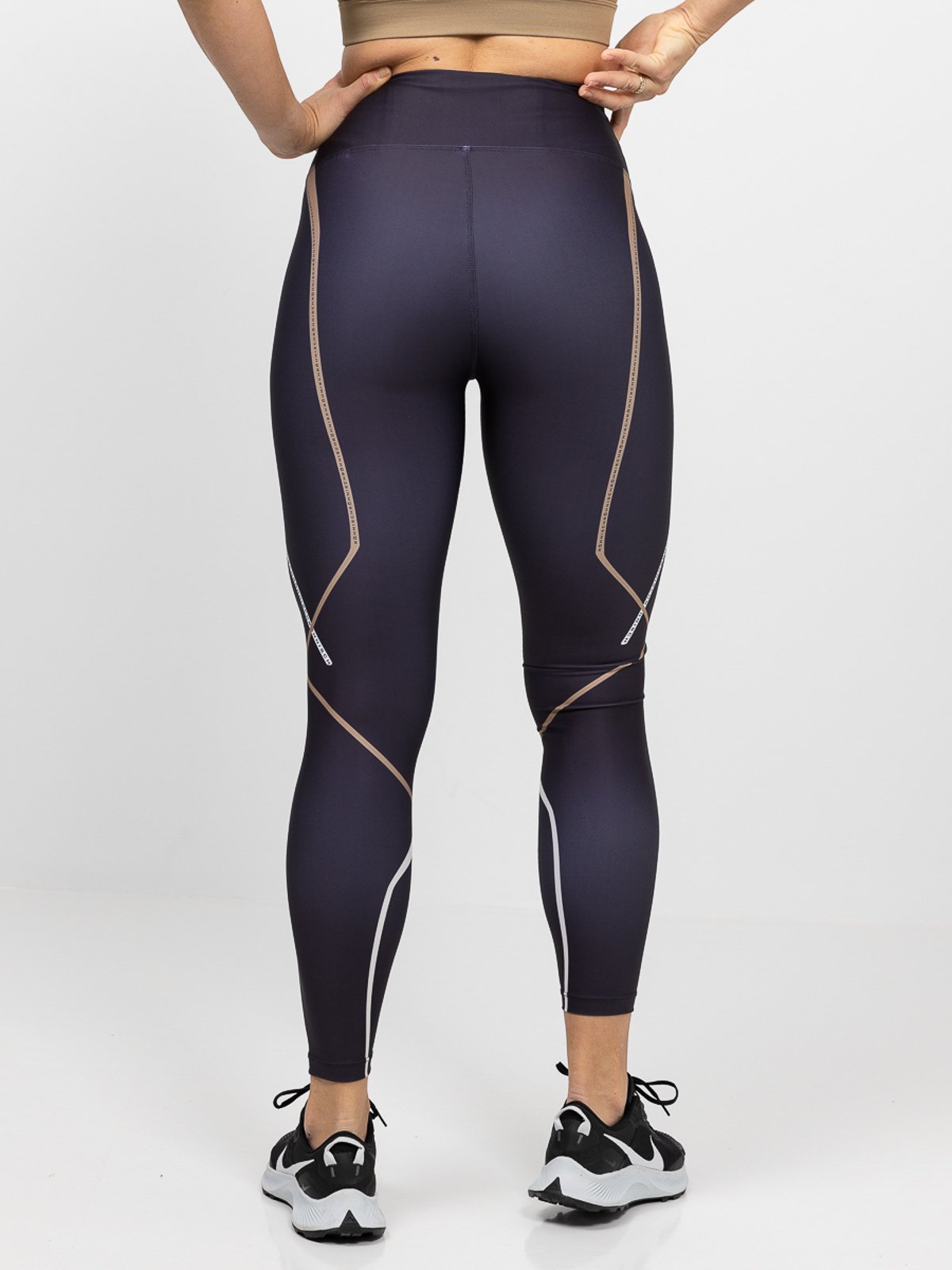 Röhnisch Wilma High Waist Sprint Tights Obsidian Black