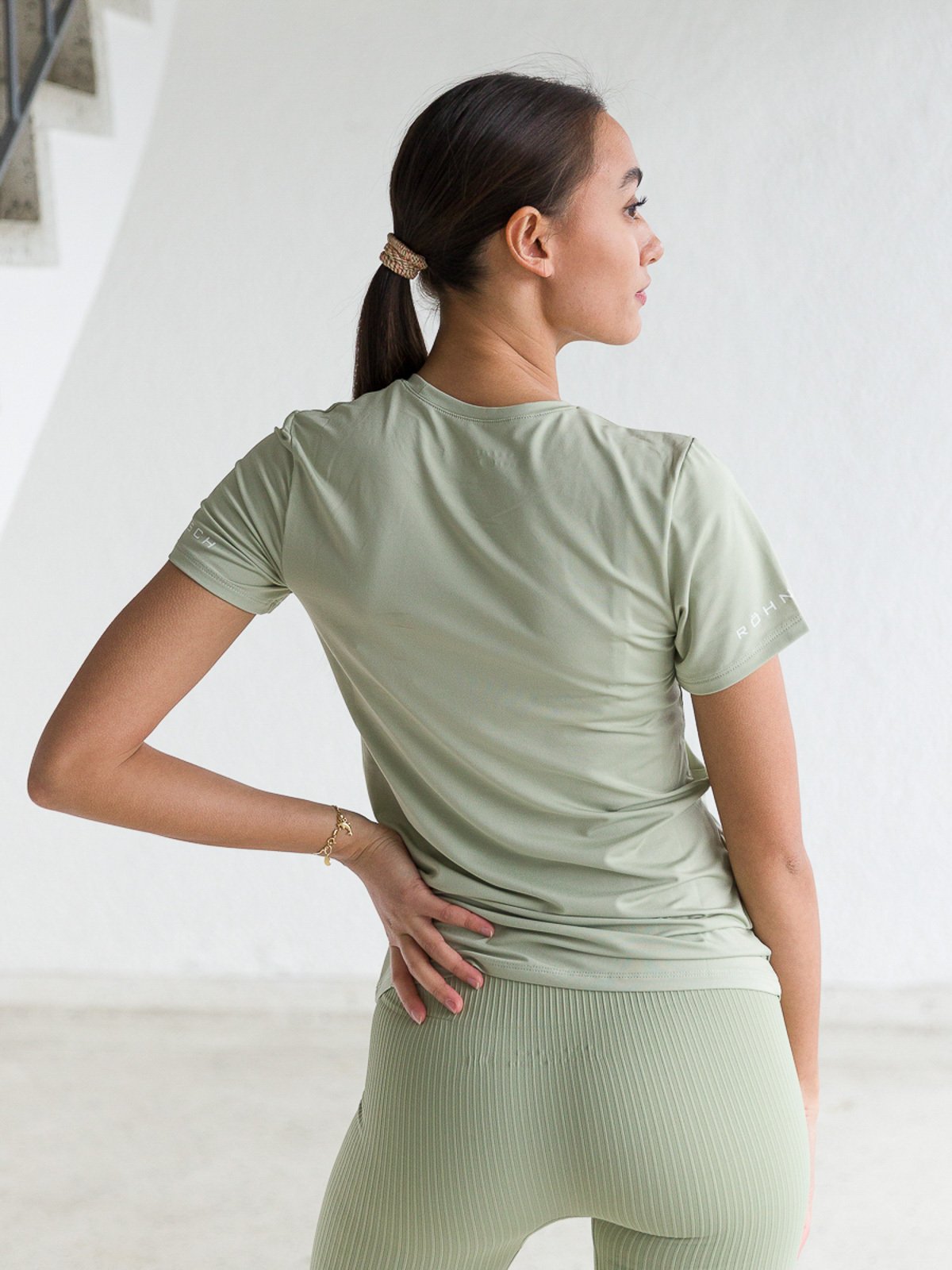 Röhnisch Arc Tee Desert Sage