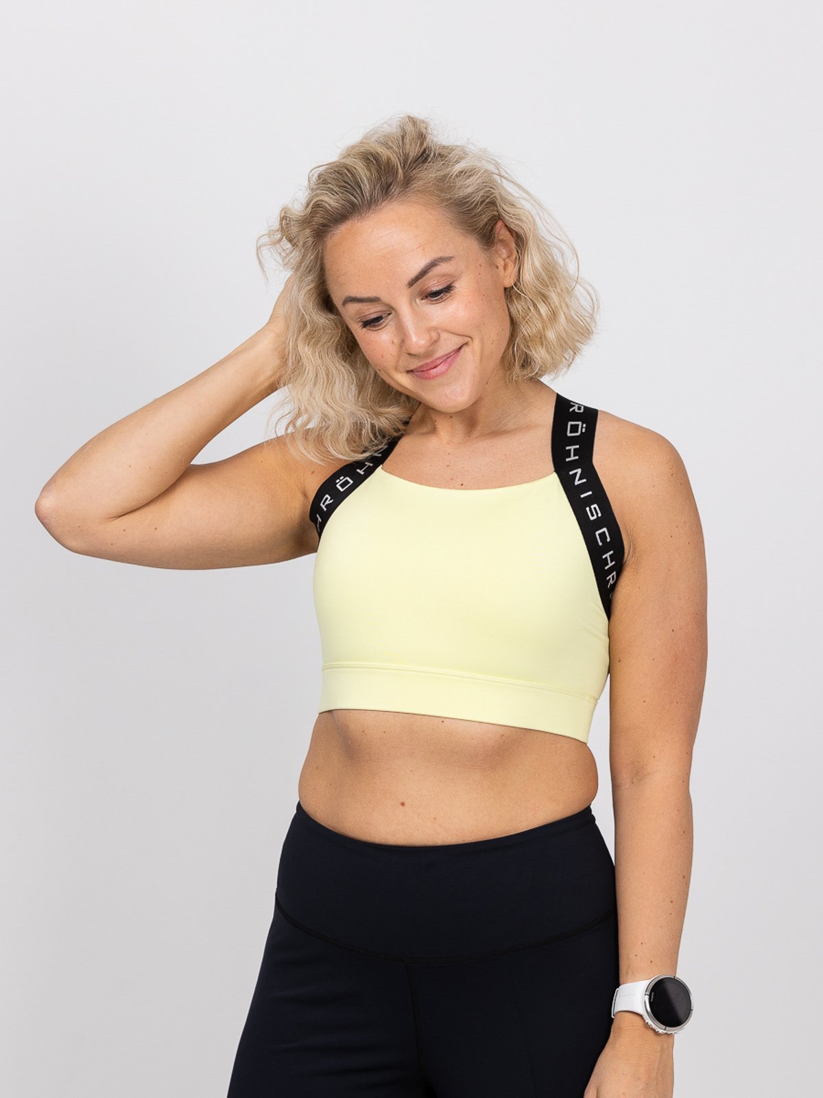 Röhnisch Kay Sports Bra Pale Lime Yellow