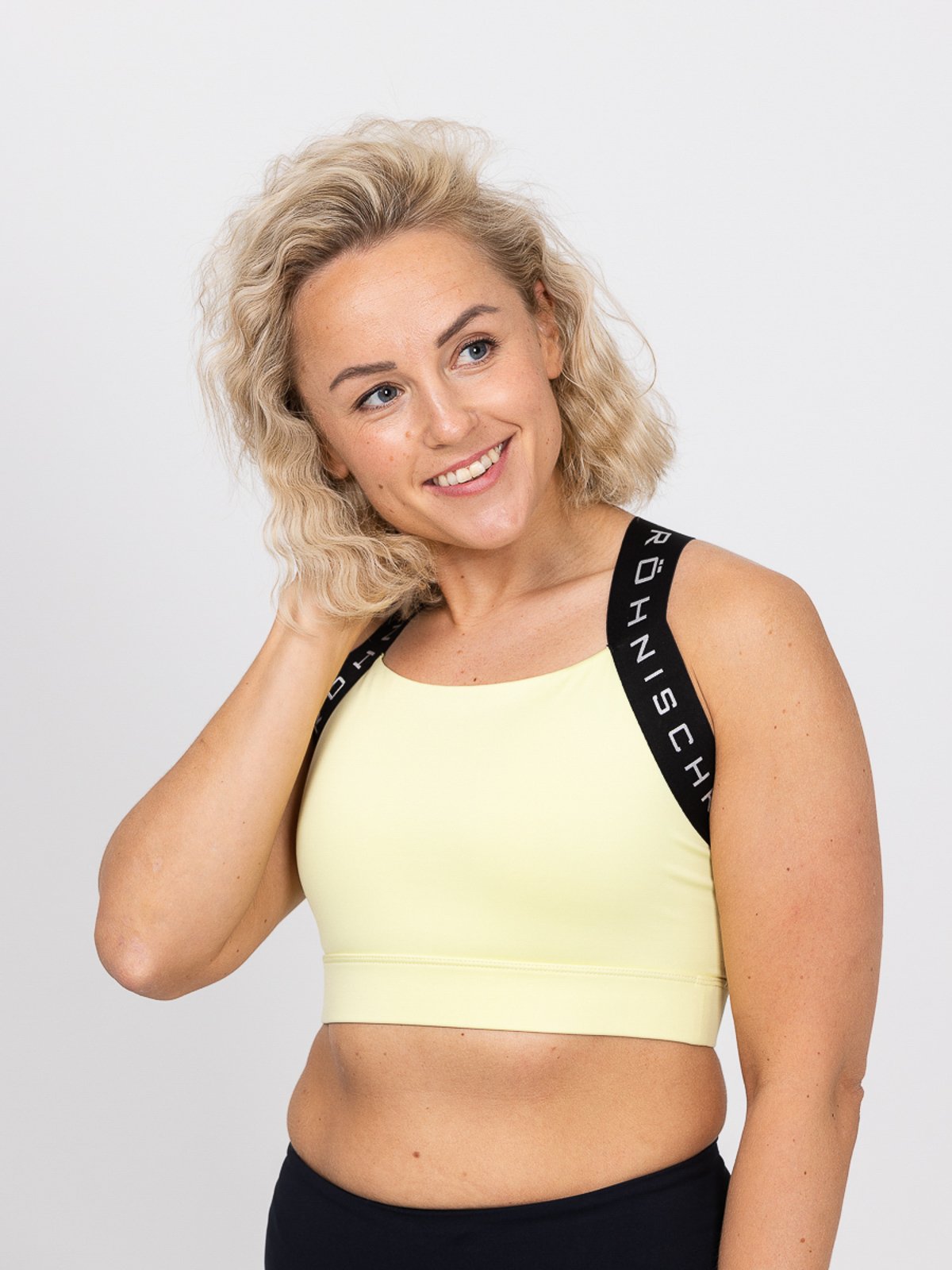 Röhnisch Kay Sports Bra Pale Lime Yellow