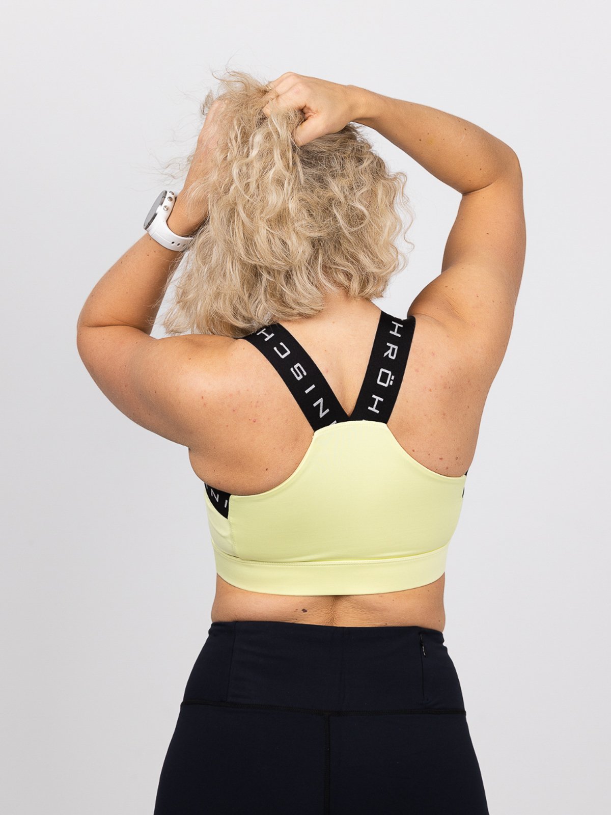 Röhnisch Kay Sports Bra Pale Lime Yellow