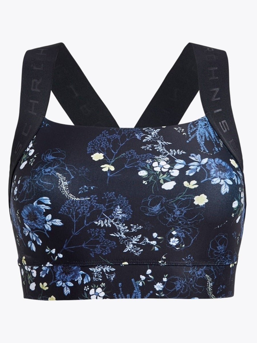 Röhnisch Kay Printed Sportsbra Yellow Garden
