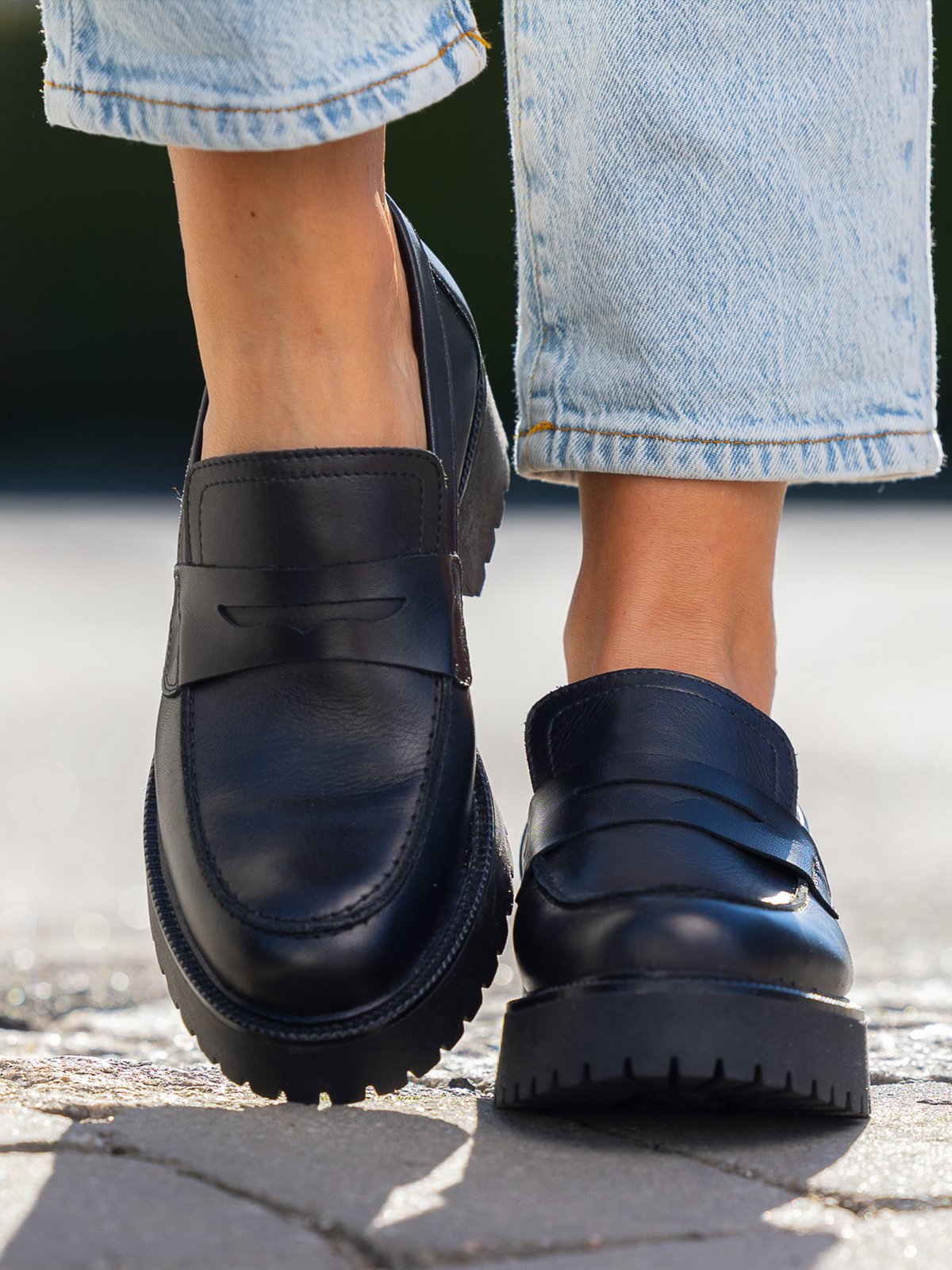 Roberto Rosso Roberto Rosso Mia Leather Loafer Black