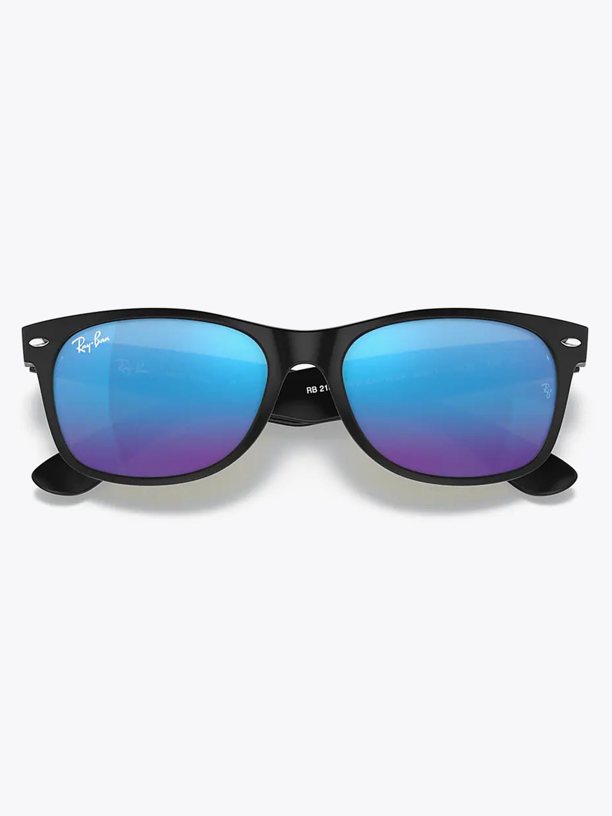 Ray-Ban New Wayfarer Black / Blue Flash | Glassbredde på denne fargen er 55 mm