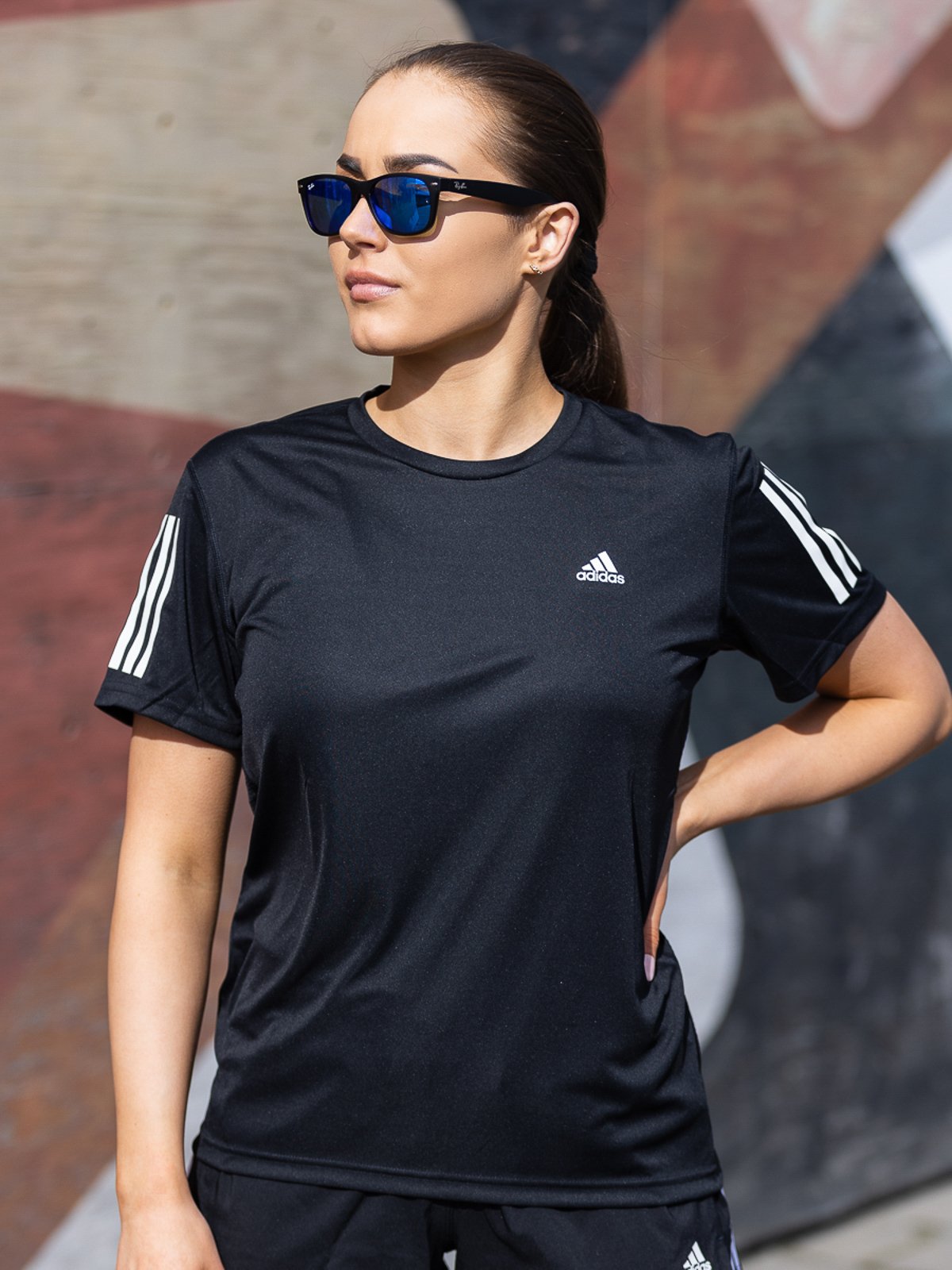 Ray-Ban New Wayfarer Black / Blue Flash | Glassbredde på denne fargen er 55 mm