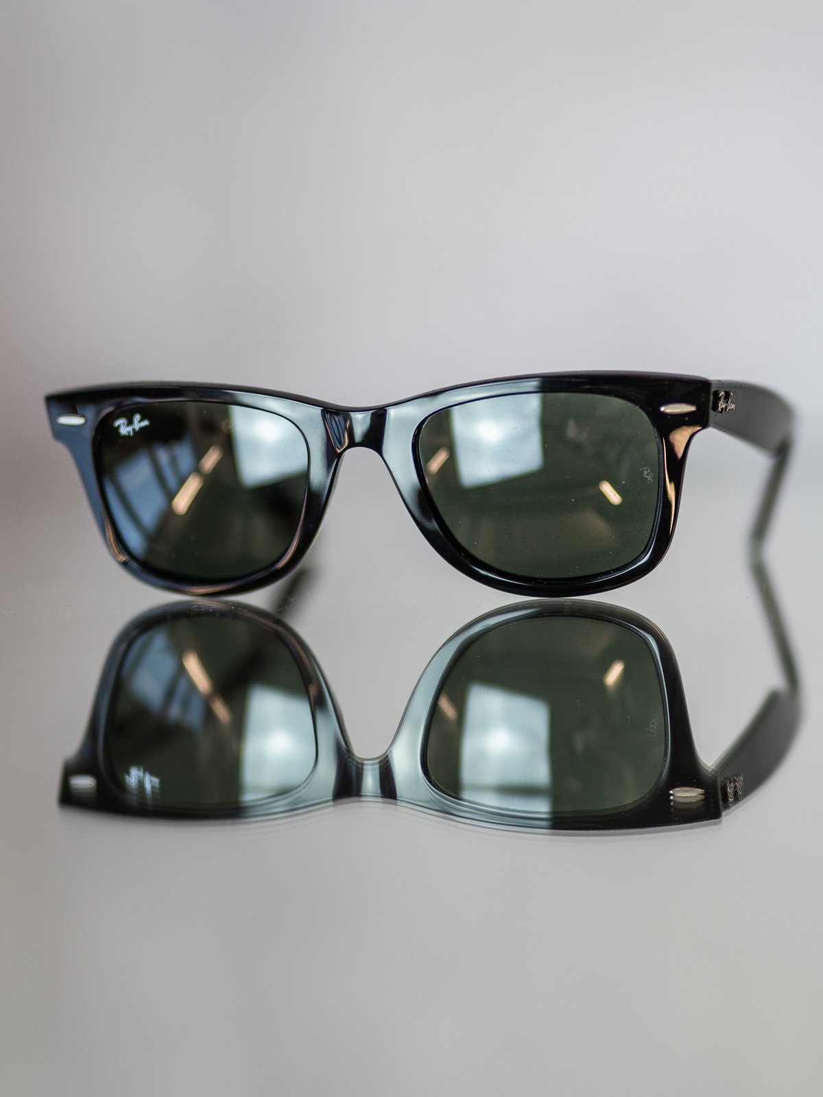 Ray-Ban Wayfarer Rammefarge: Black / Linsefarge: Green
