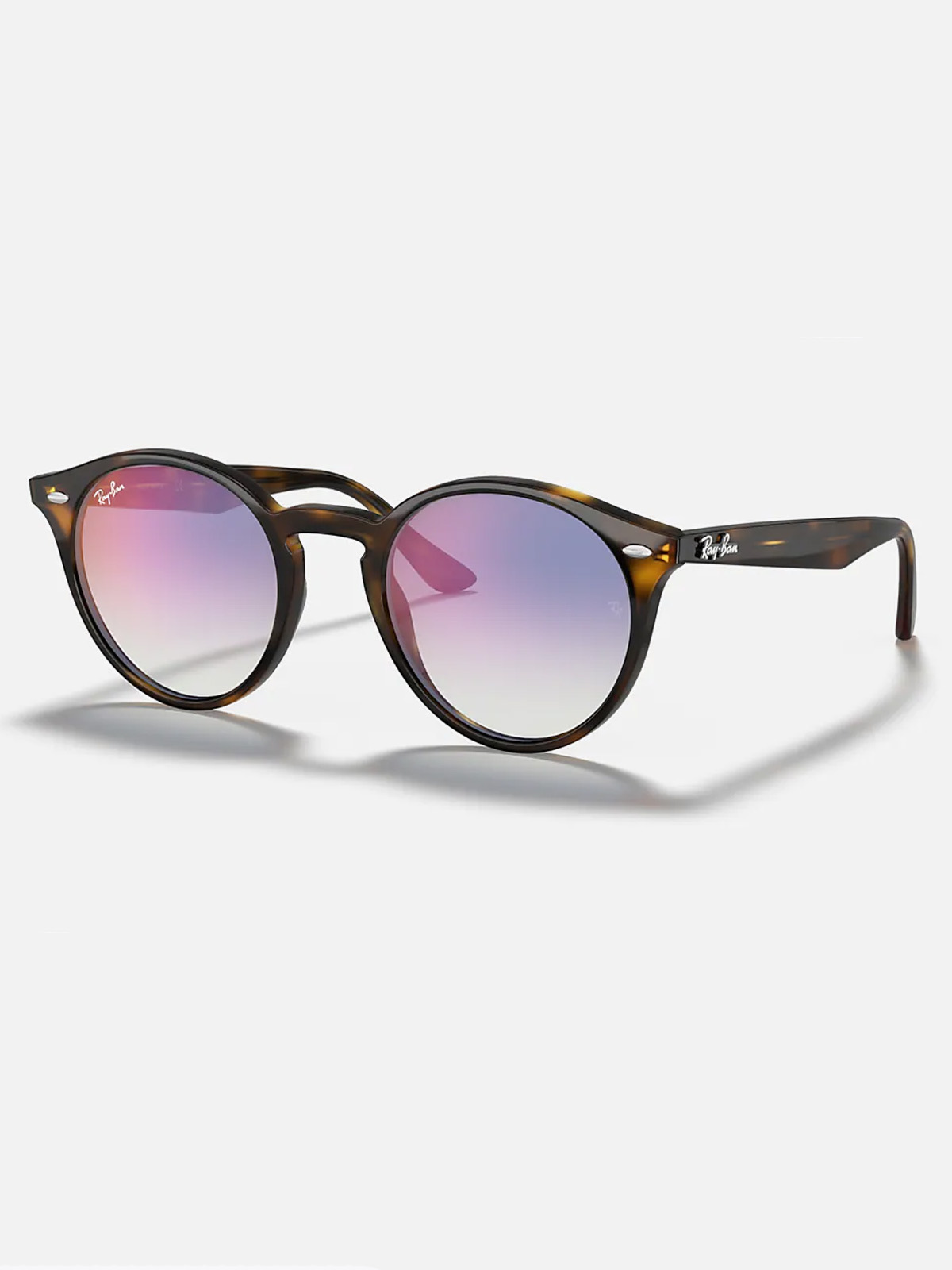 Ray-Ban 0RB2180 Tortoise: Blue Gradient Mirror