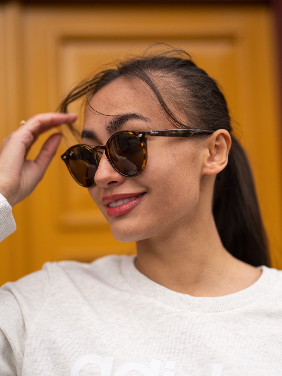 Ray-Ban 0RB2180 Light Havana / Dark Brown