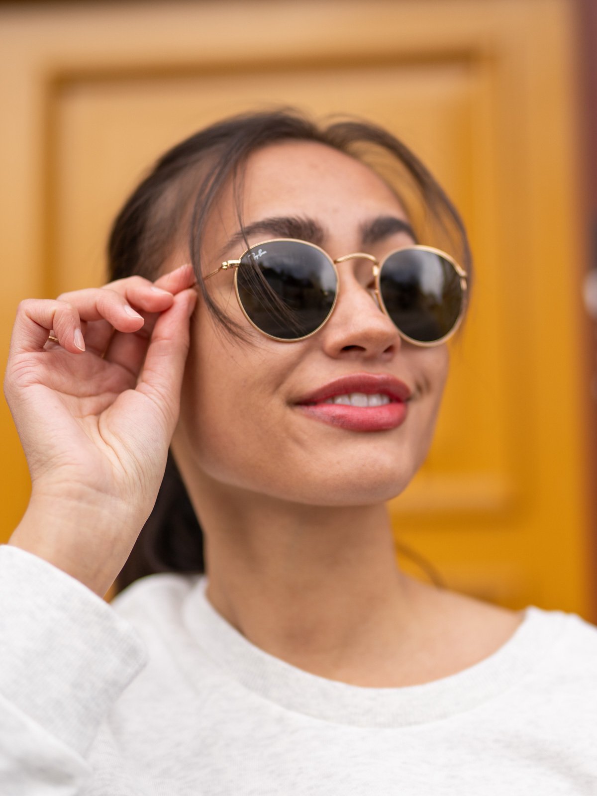 Ray-Ban Round Metal Rammefarge: Arista / Linsefarge: Green