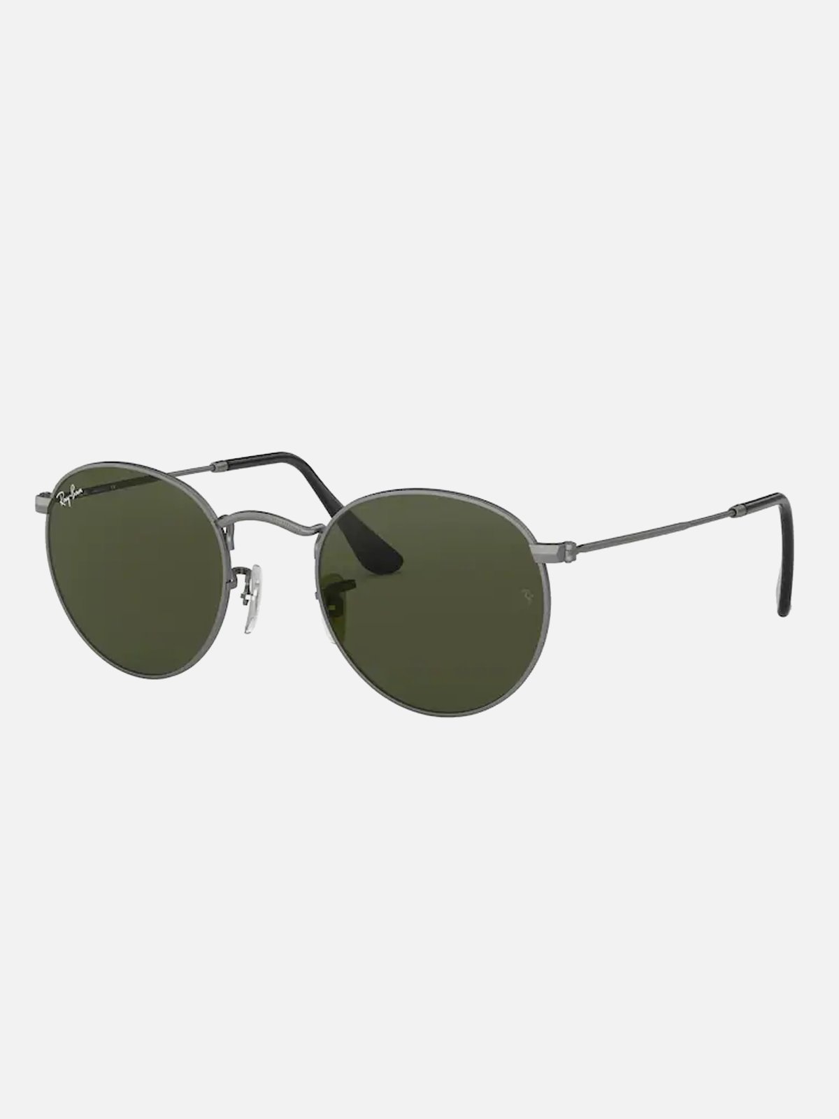Ray-Ban Round Metal Rammefarge: Matte Gunmetal / Linsefarge: Green