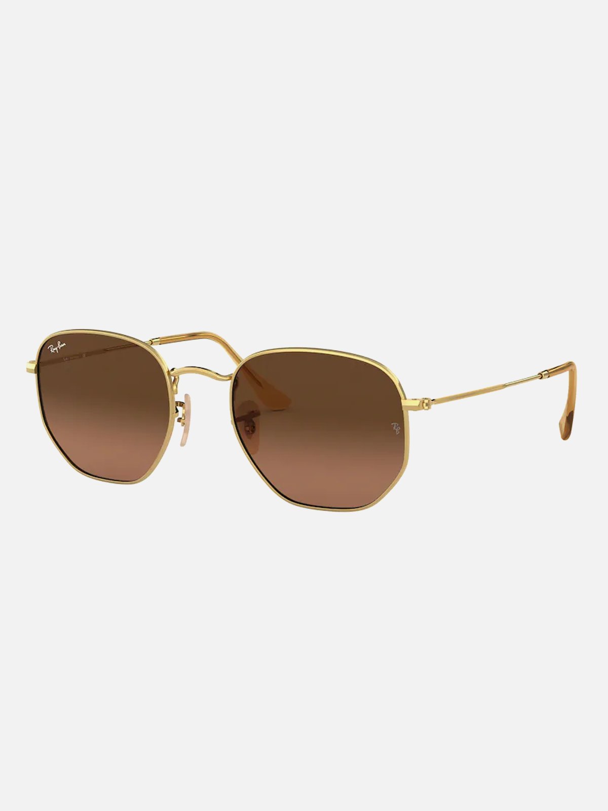 Ray-Ban Hexgonal Rammefarge: Arista / Linsefarge: Brown Gradient Grey