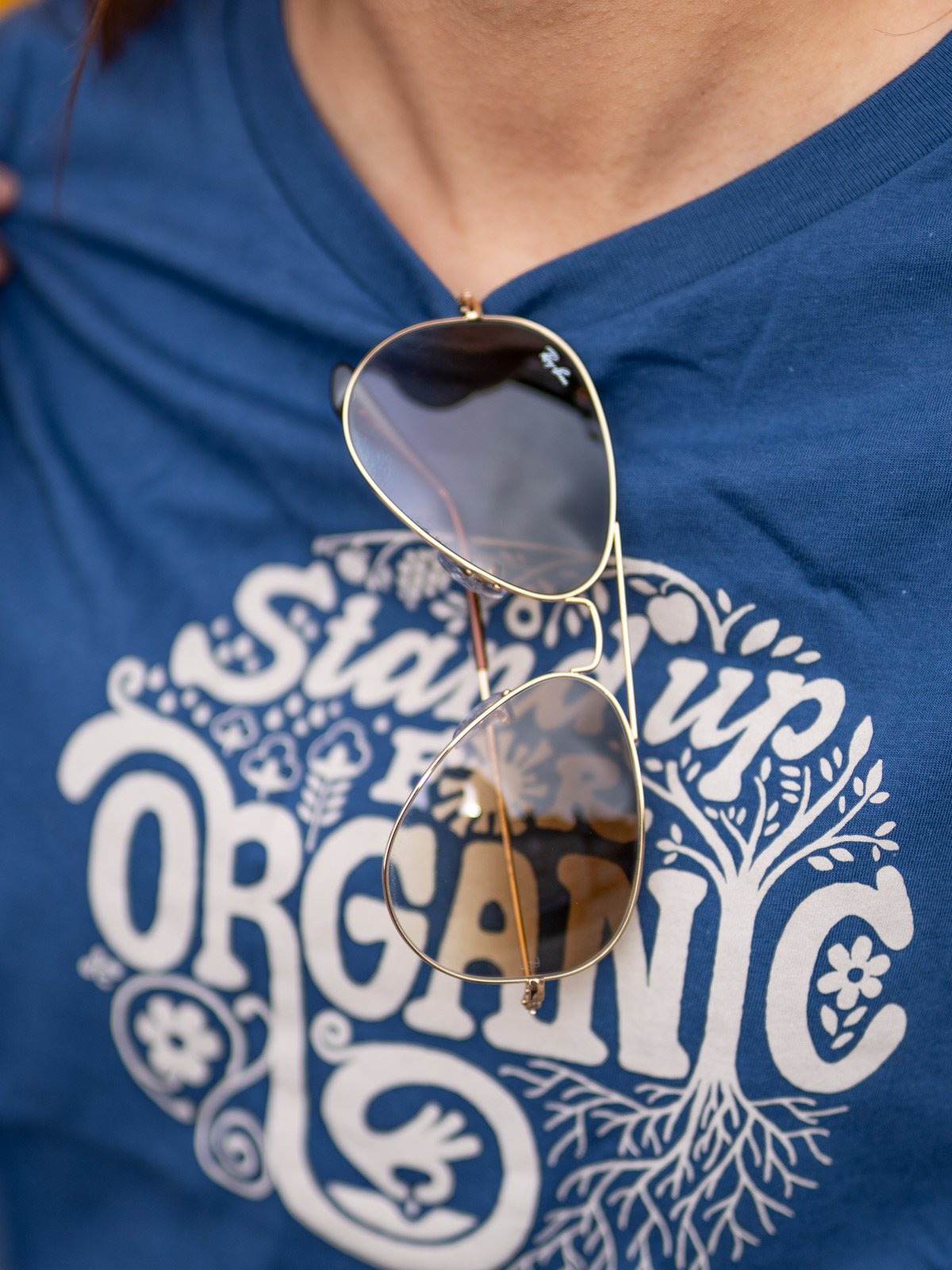 Ray-Ban Aviator Large Metal Rammefarge: Arista / Linsefarge: Clear Gradient Brown