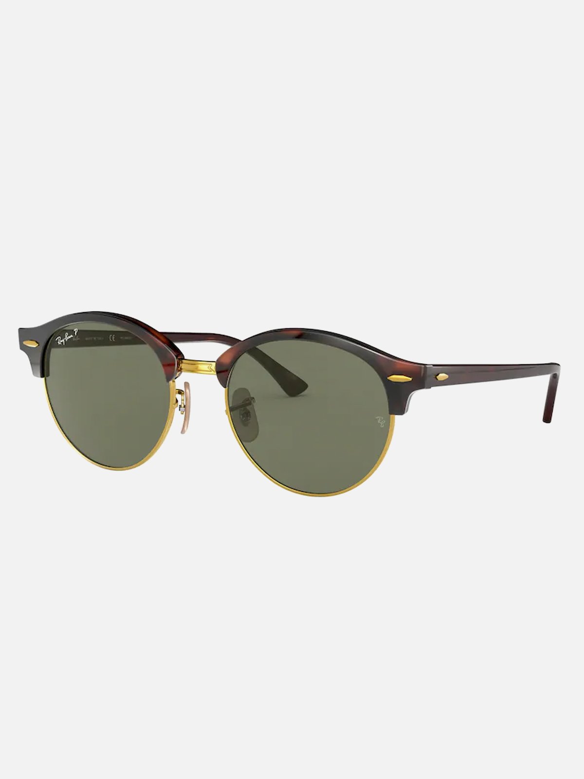 Ray-Ban Clubround Rammefarge: Red Havana / Linsefarge: Green Non-Polarized