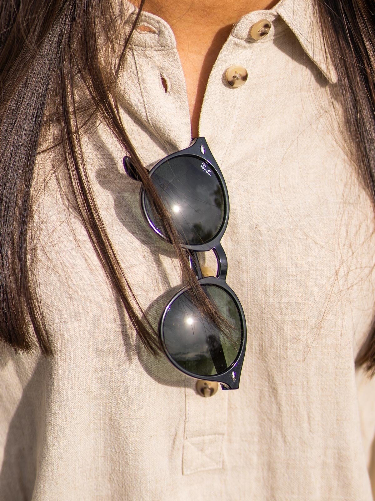 Ray-Ban 0RB2180 Black / Dark Green