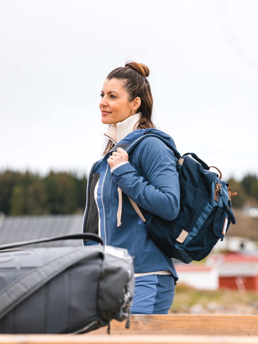 Bergans Cecilie Mountain Softshell Jacket Thunder Blue / Light Thunder Blue