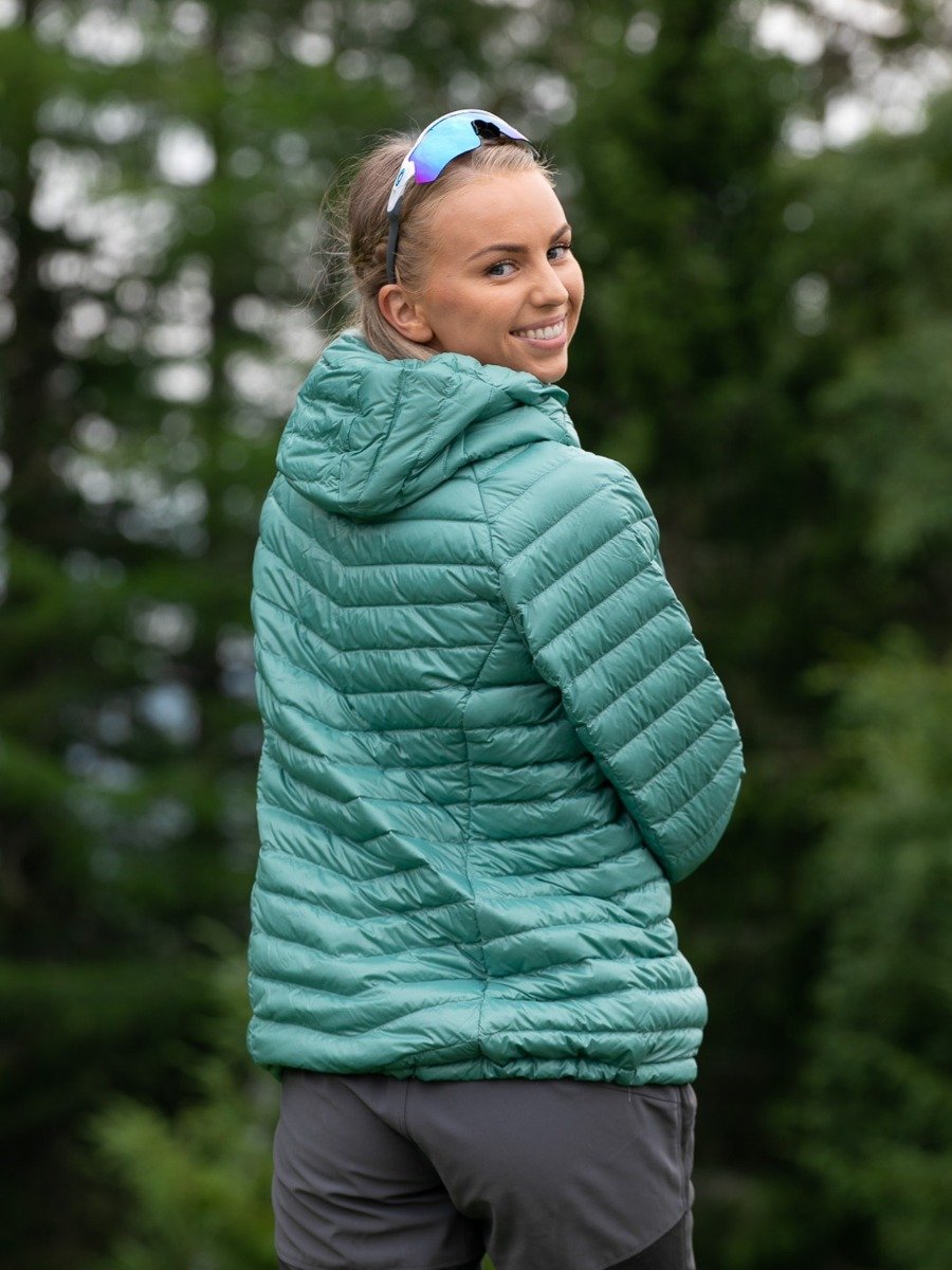 Bergans Cecilie Down Light Anorak Light Forest Frost / Forest Frost