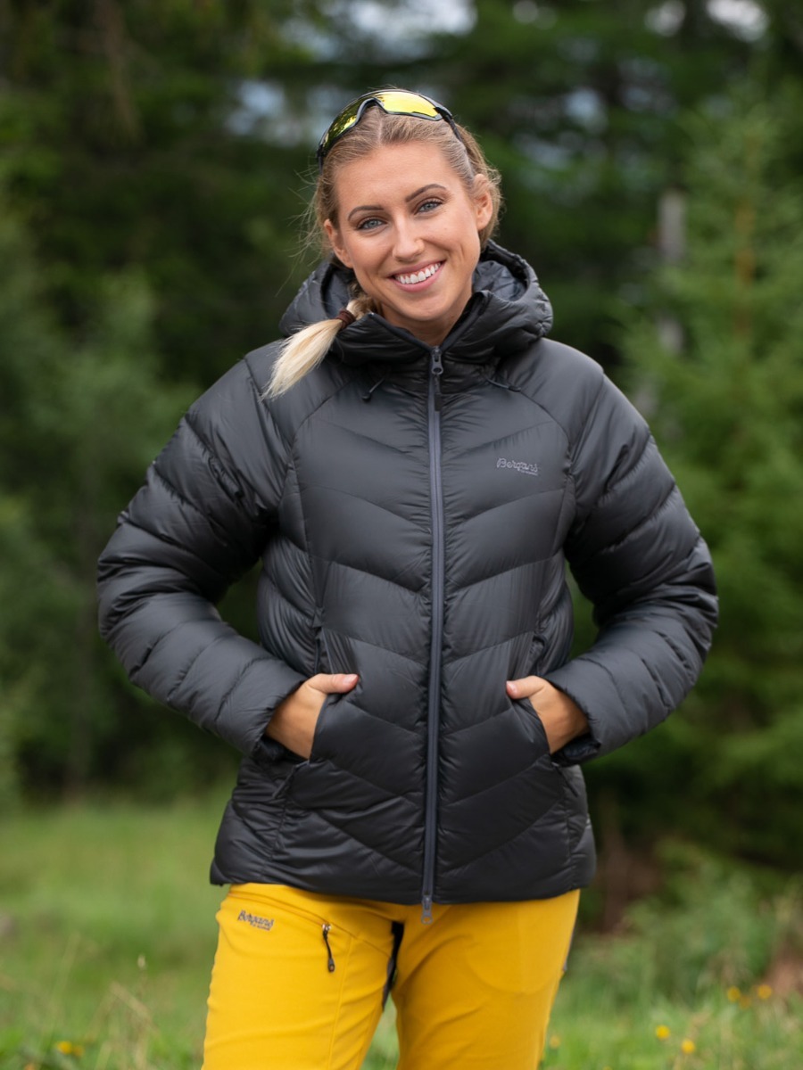 Bergans Cecilie V3 Down Jacket Solid Charcoal / Solid Dark Grey