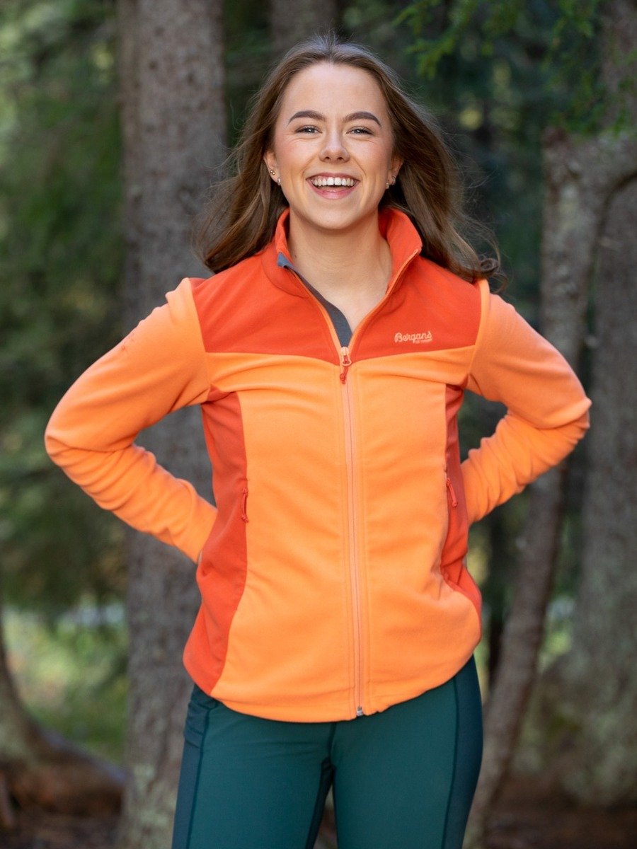 Bergans Finnsnes Fleece Jacket Cantaloupe / Brick