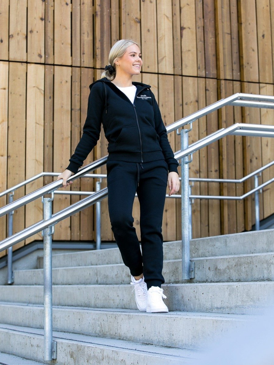 Peak Performance Original Zip Hood Black