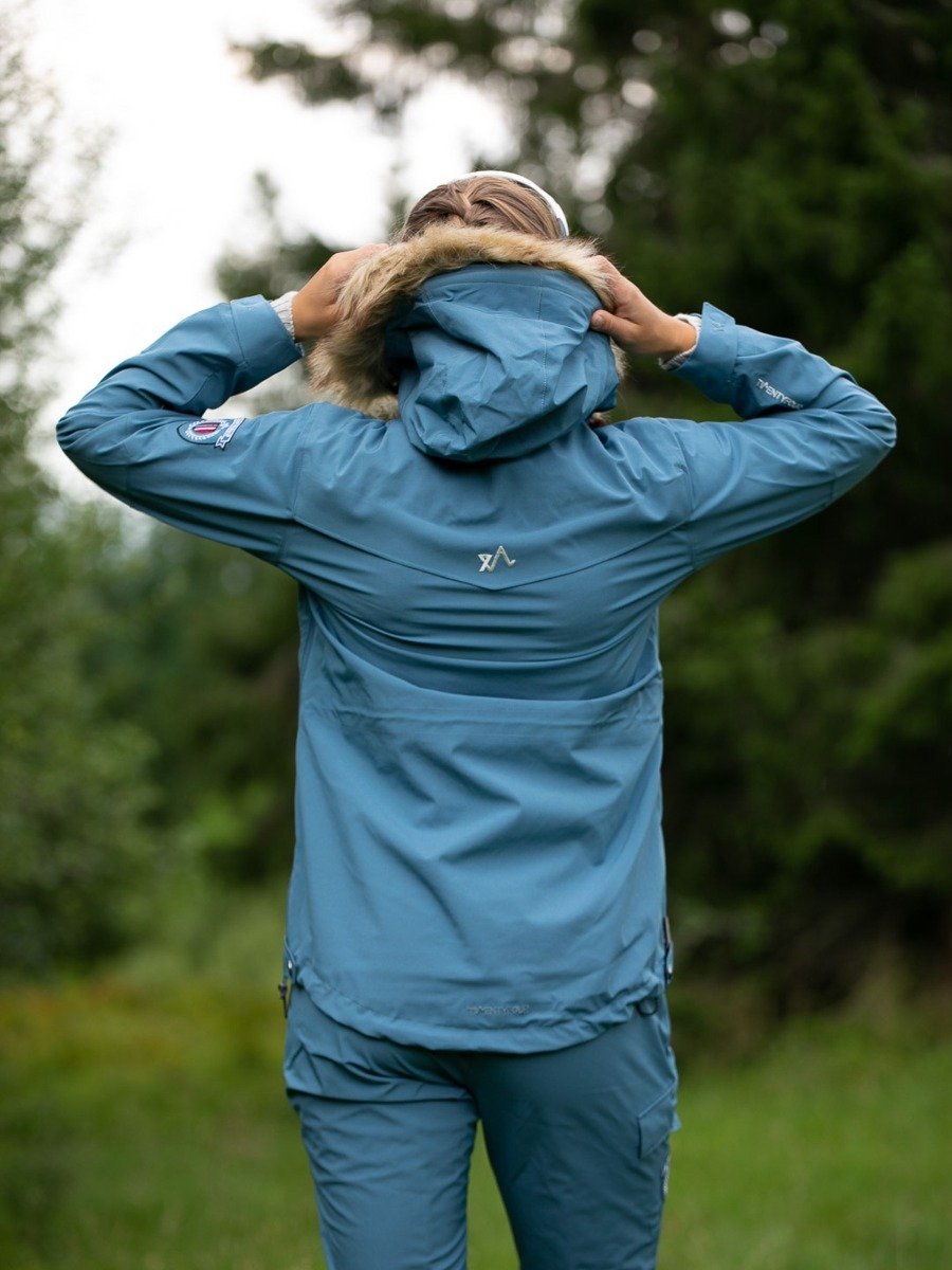 Twentyfour Finse 2.0 2-Lags Anorakk Tåkeblå