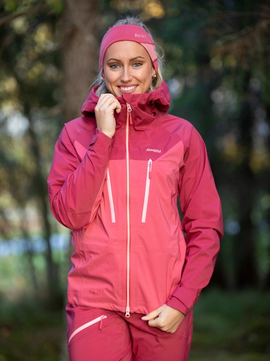 Bergans Cecilie 3L Jacket Creamy Rouge / Dark Creamy Rouge