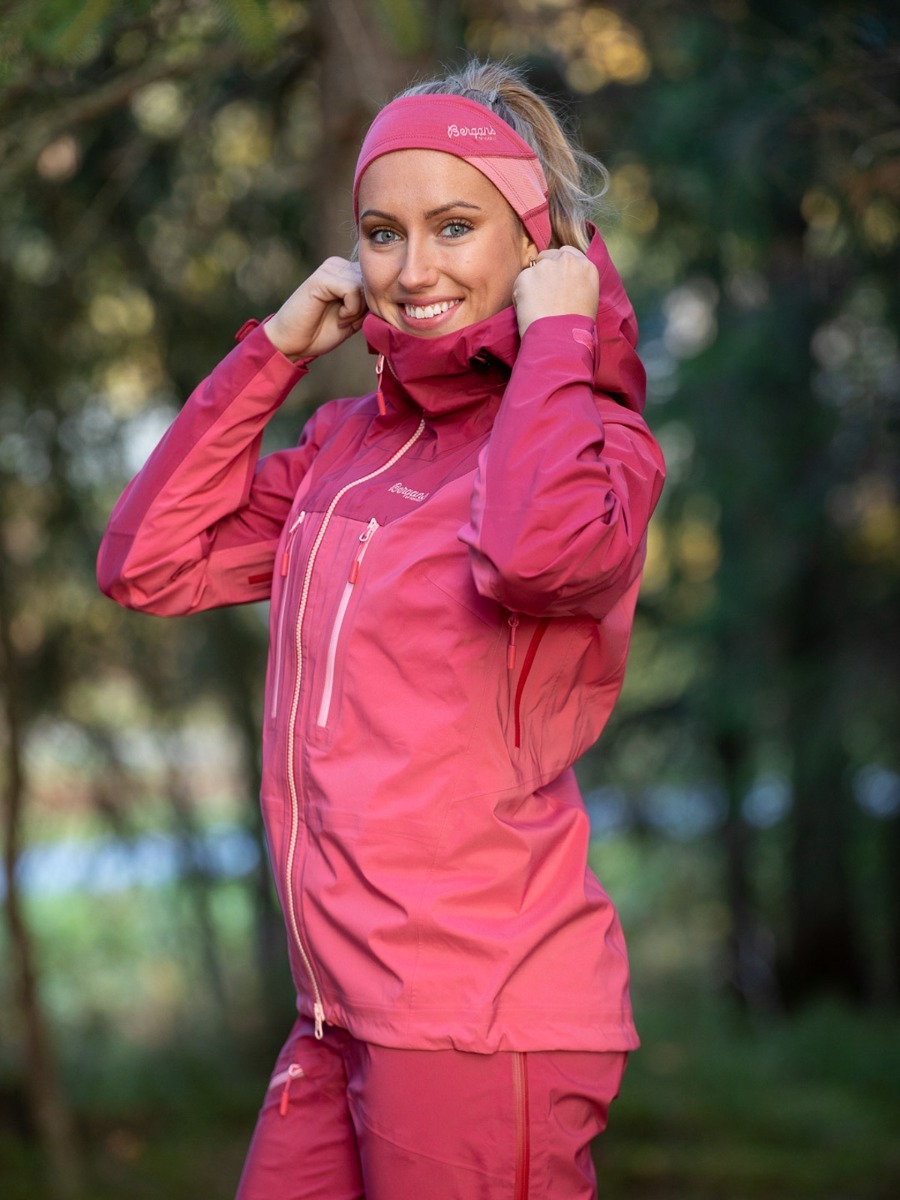 Bergans Cecilie 3L Jacket Creamy Rouge / Dark Creamy Rouge