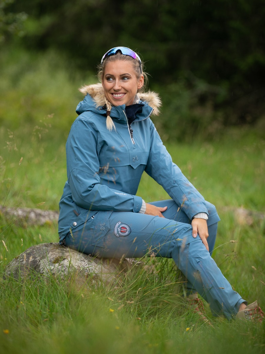 Twentyfour Finse 2.0 2-Lags Anorakk Tåkeblå