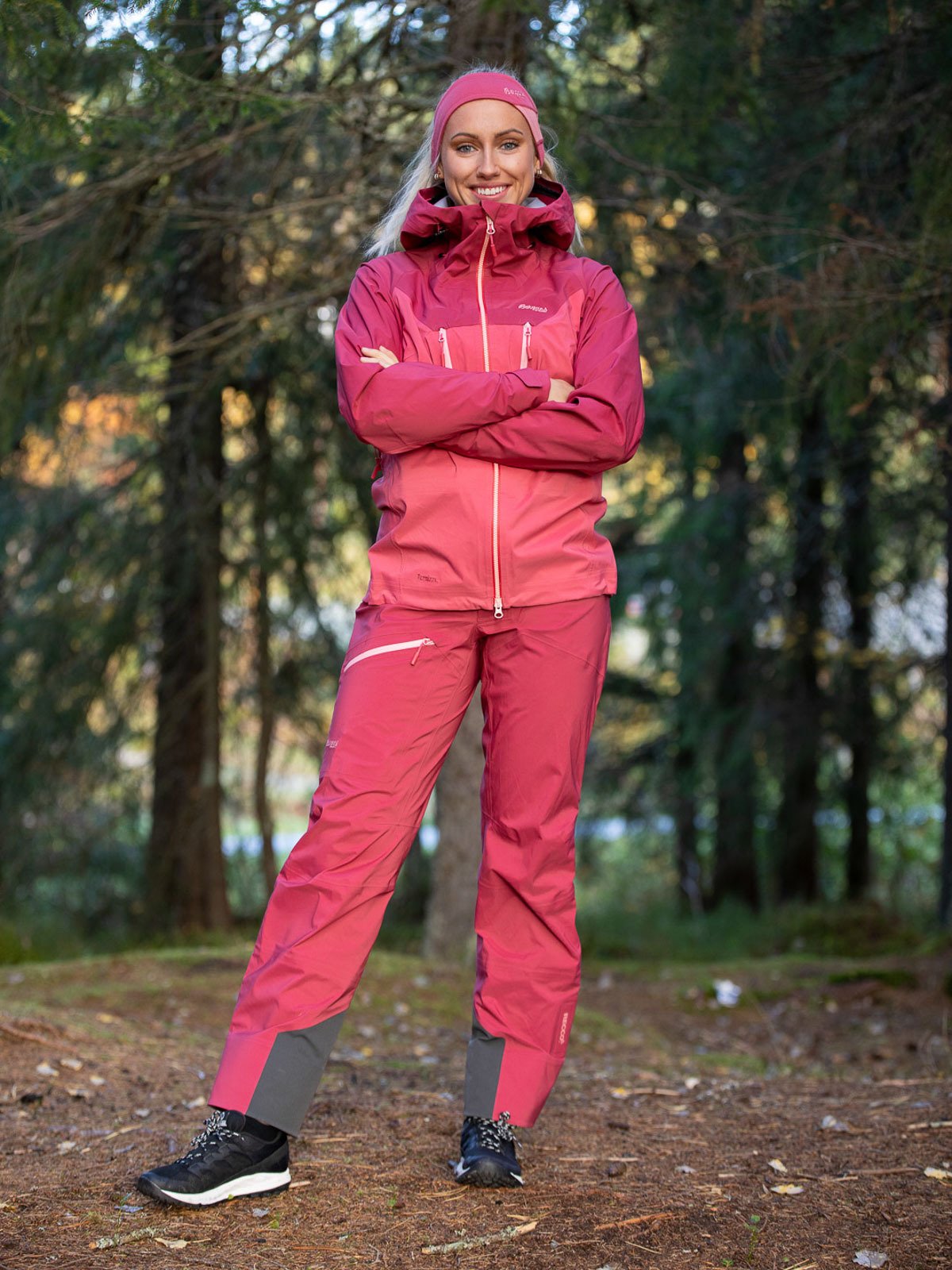 Bergans Cecilie 3L Jacket Creamy Rouge / Dark Creamy Rouge