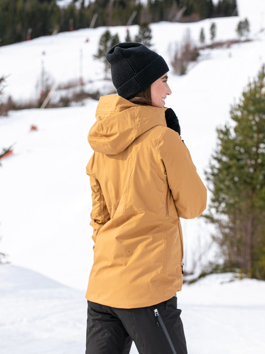Bergans Stranda Insulated Hybrid Jacket Dark Mustard Yellow