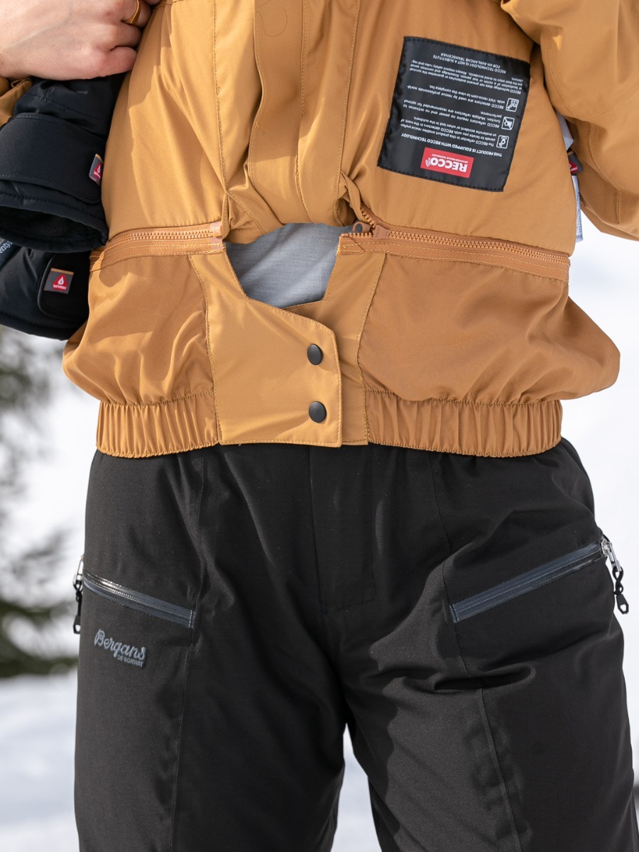 Bergans Stranda Insulated Hybrid Jacket Dark Mustard Yellow